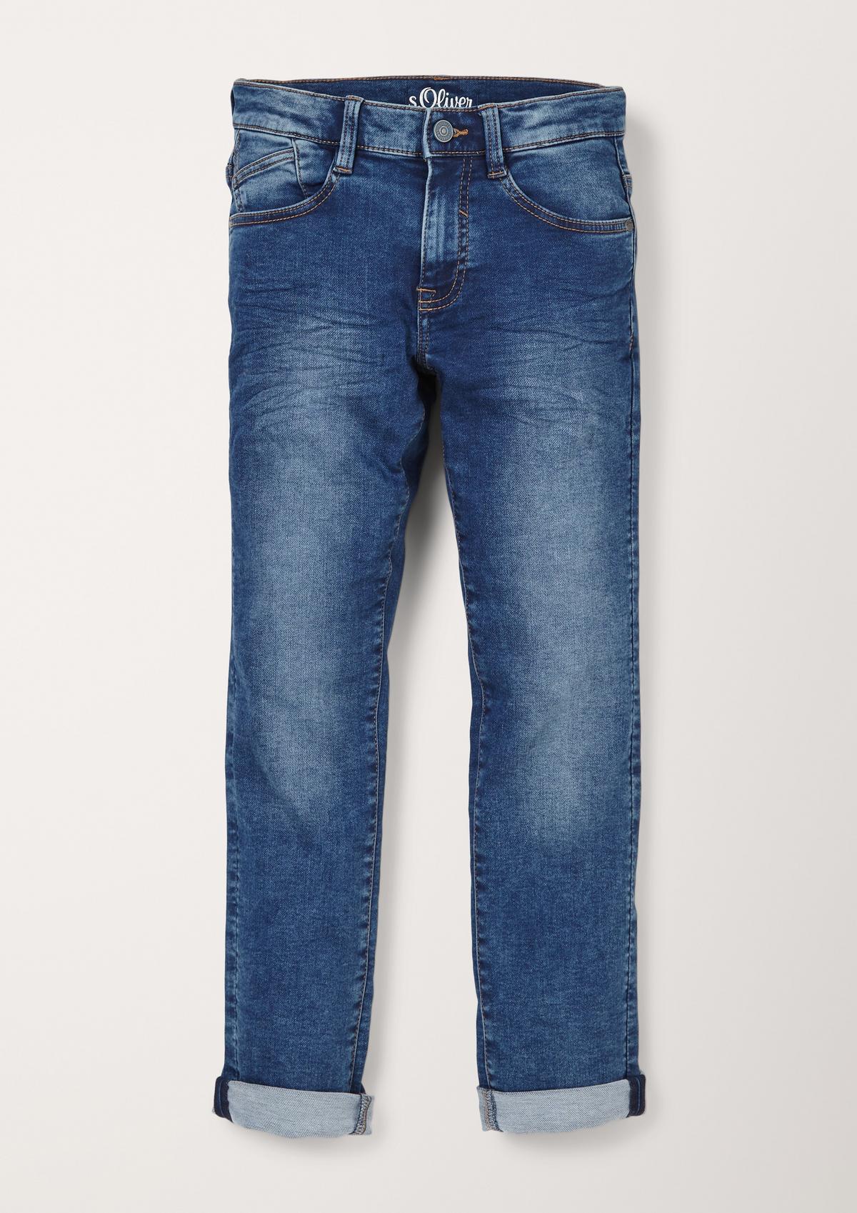 s.Oliver Regular: jeans with a garment wash