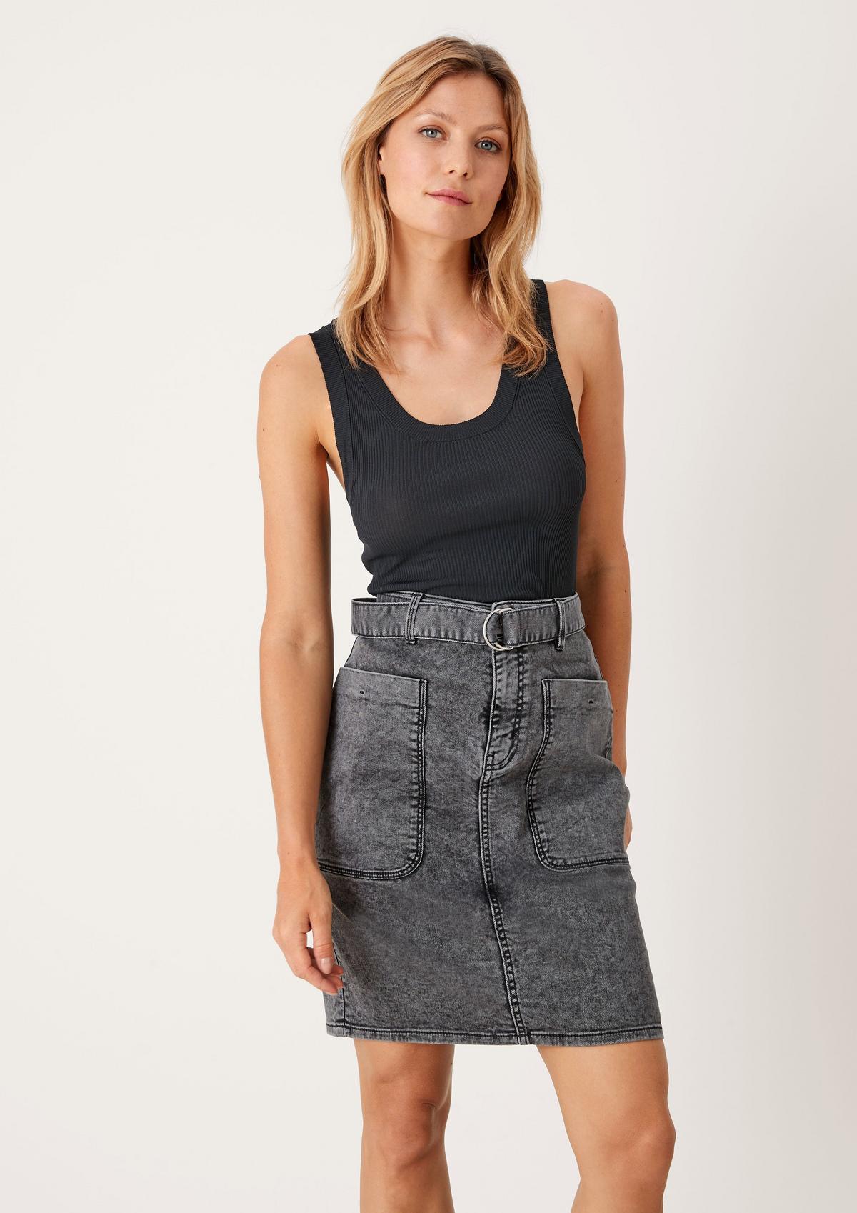 s.Oliver Slim fit: skirt with a belt