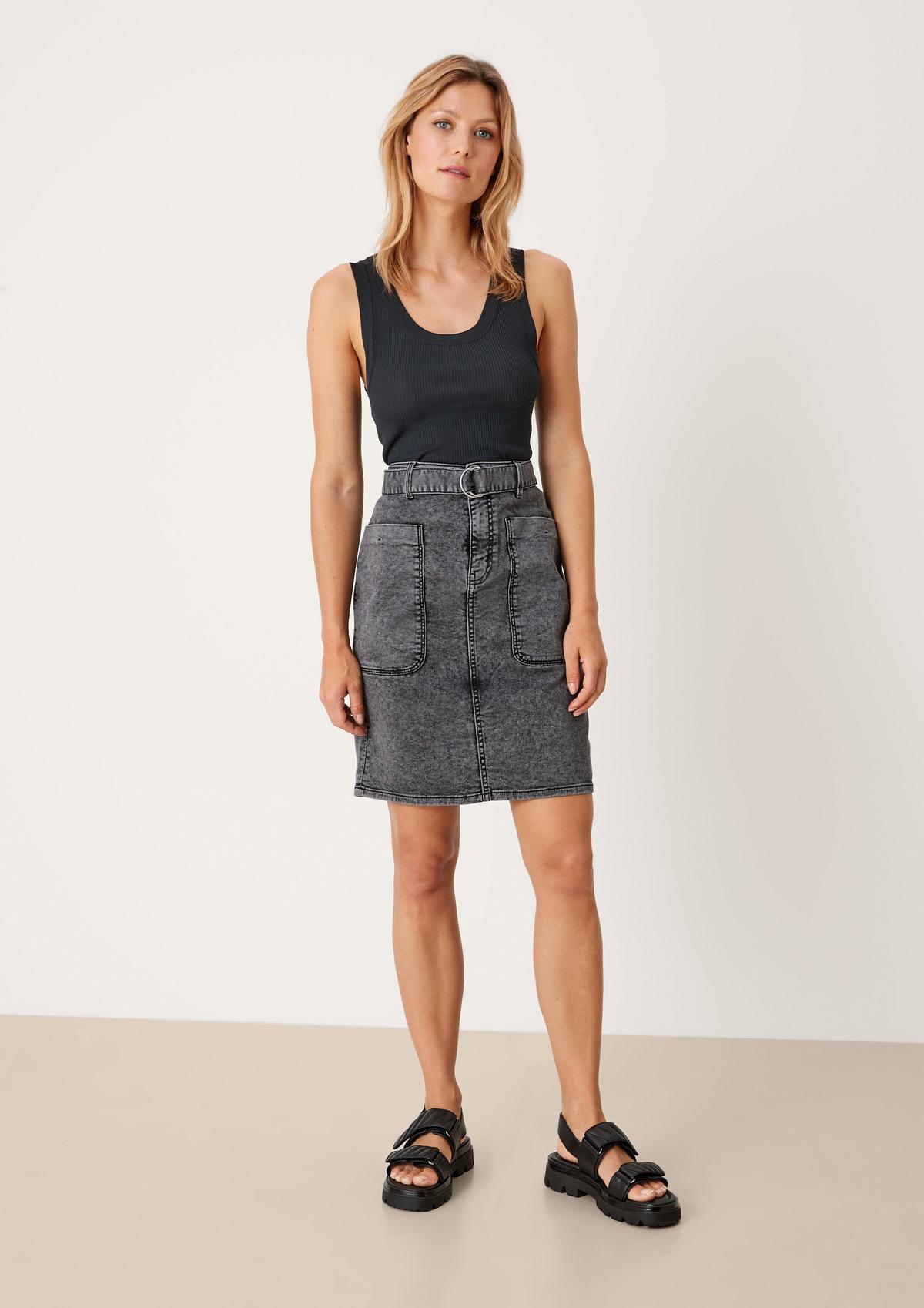s.Oliver Slim fit: skirt with a belt