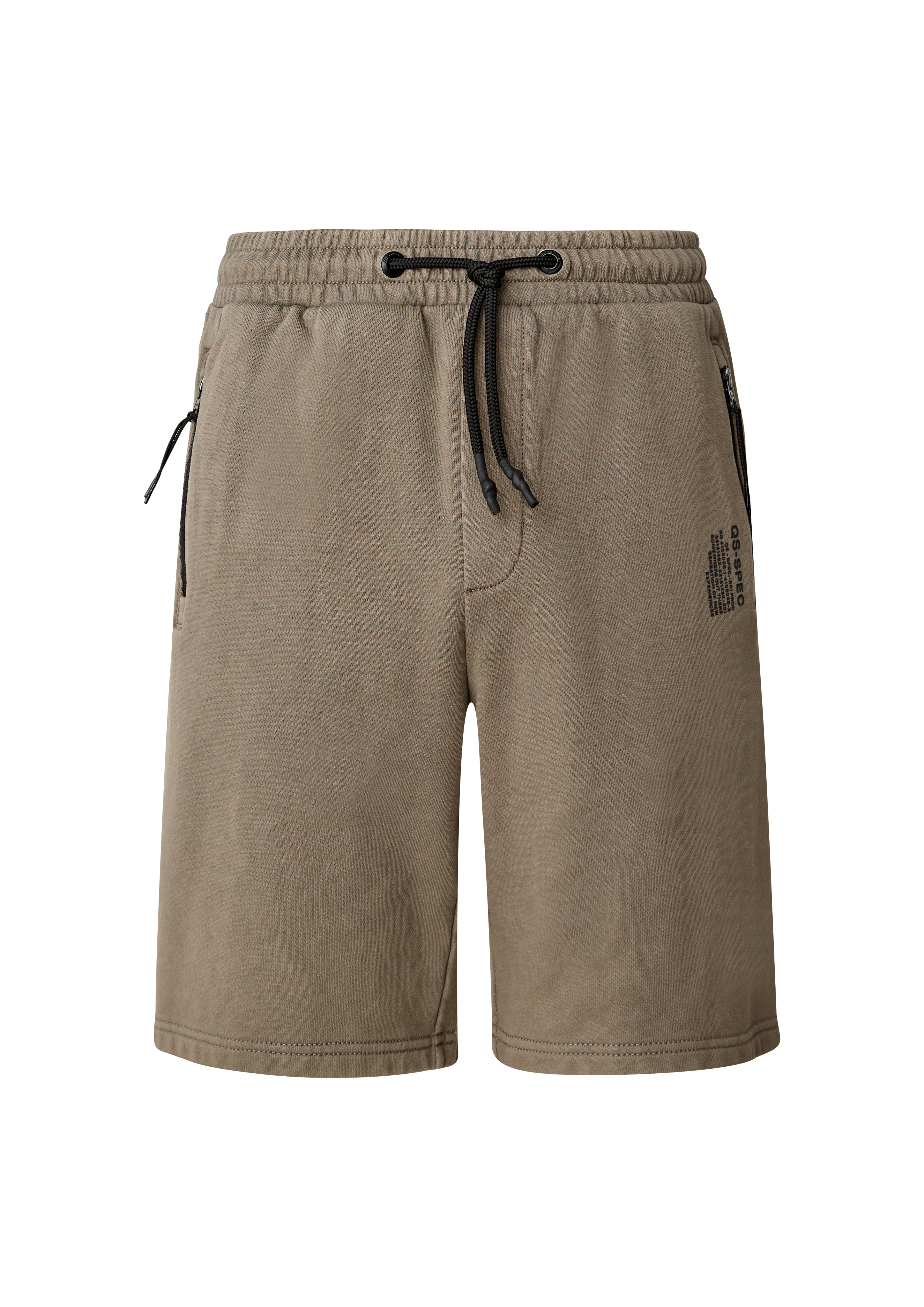 QS - Regular: Short im Sweat-Look, Herren, braun