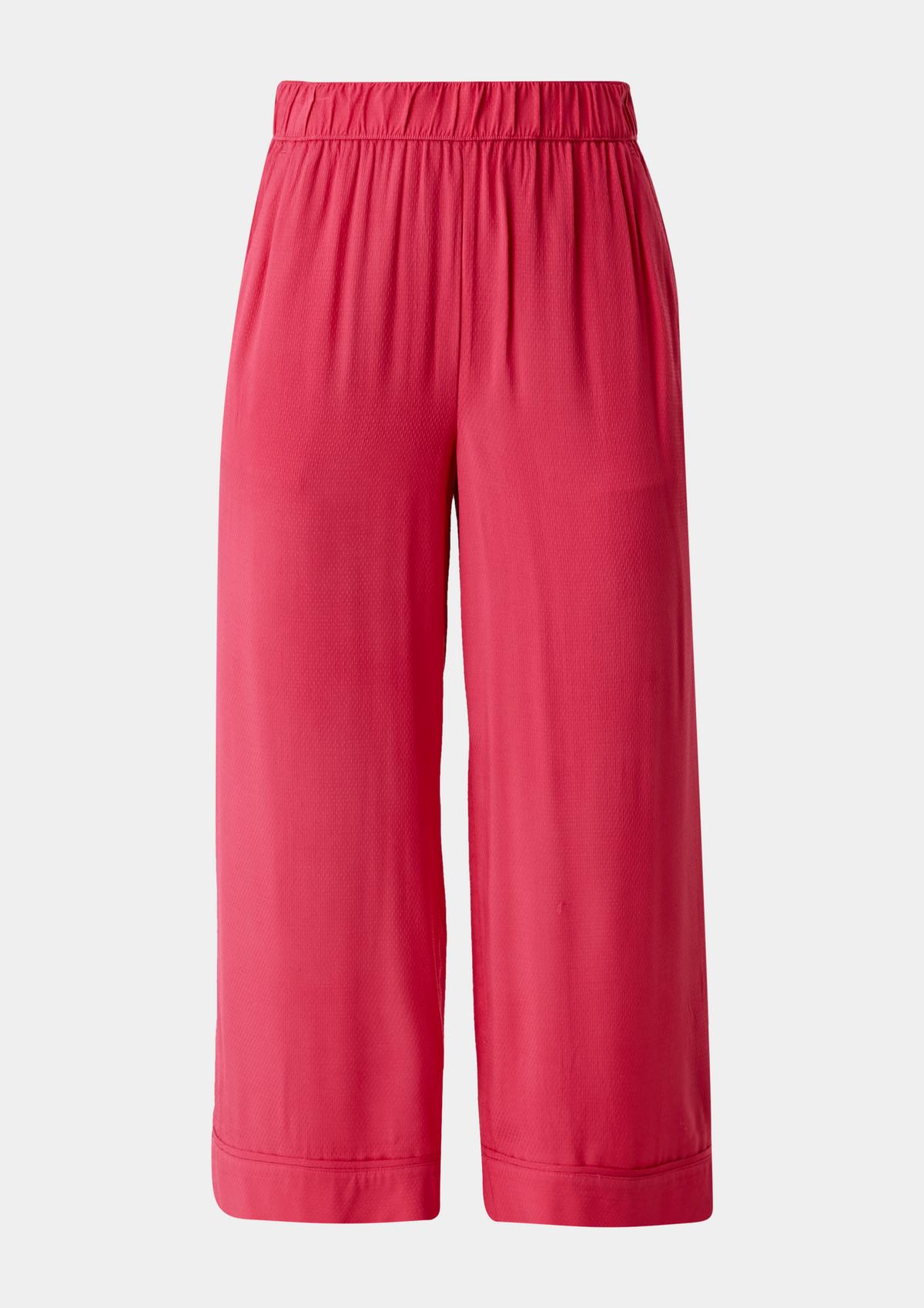 s.Oliver Relaxed fit: textured culottes