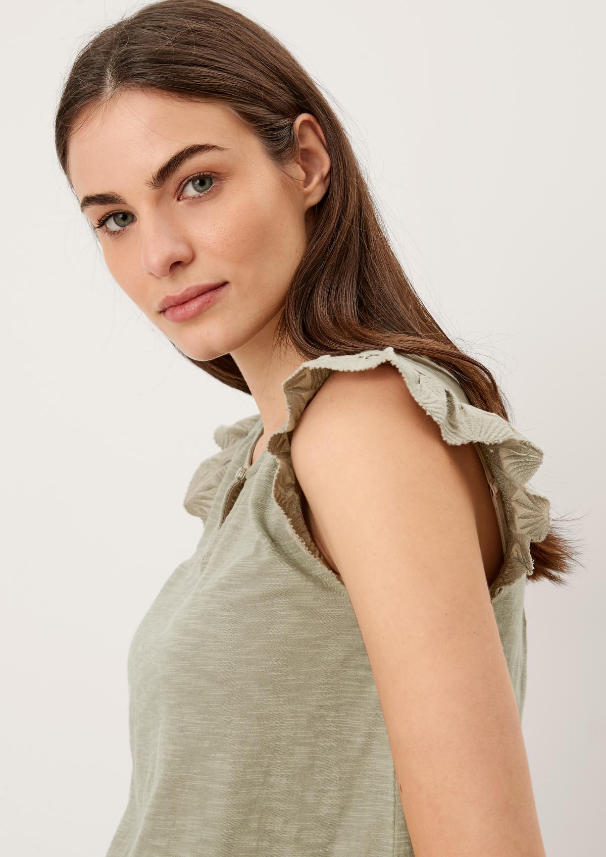 s.Oliver Top with cap sleeves