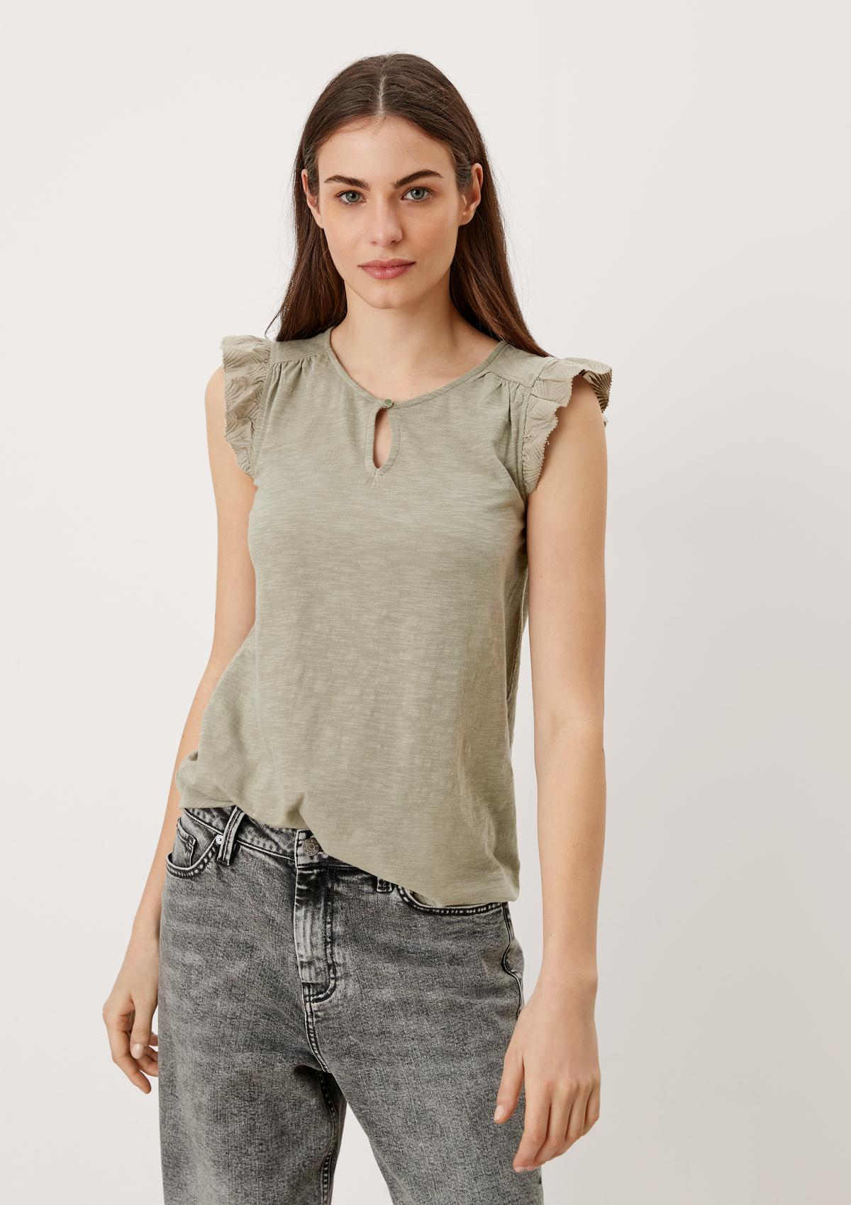 s.Oliver Top with cap sleeves