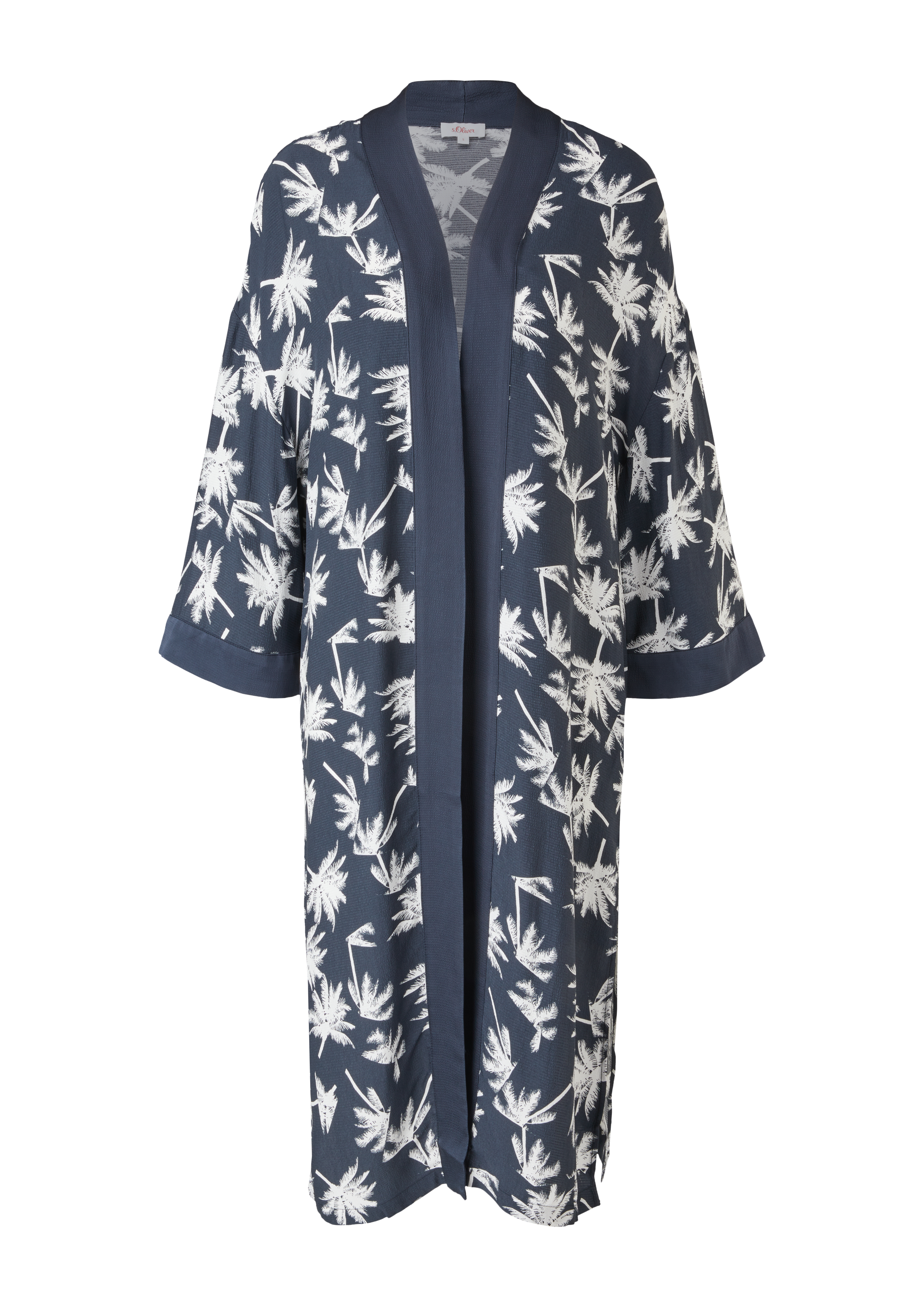 s.Oliver - Tunika mit Allover-Muster, Damen, blau
