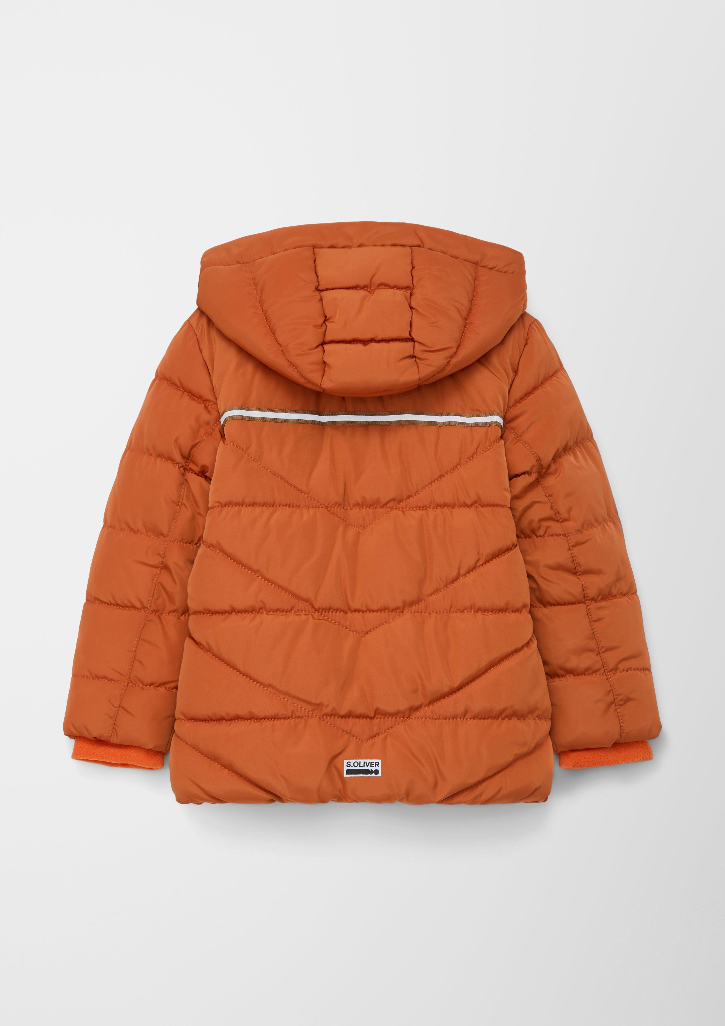 Quilted jacket with fleece lining yellow s.Oliver