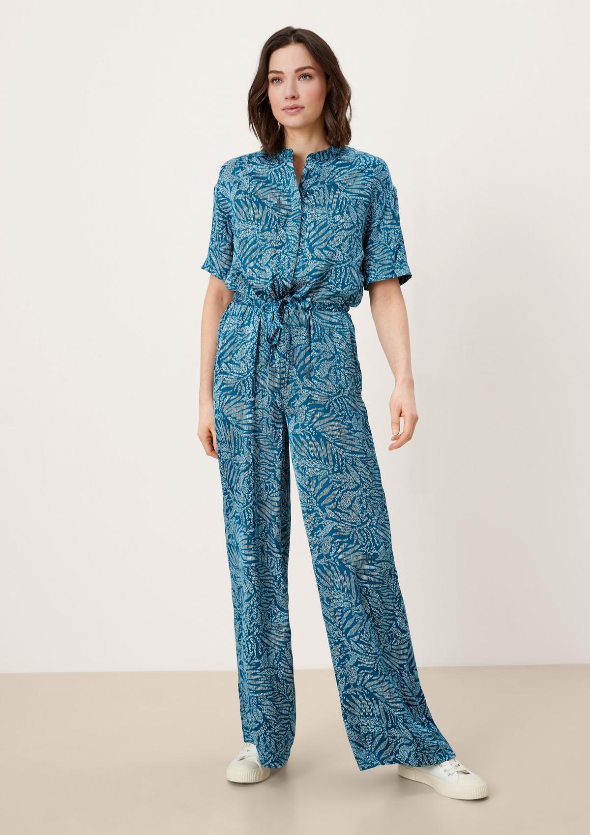 s.Oliver Jumpsuit with a wide leg