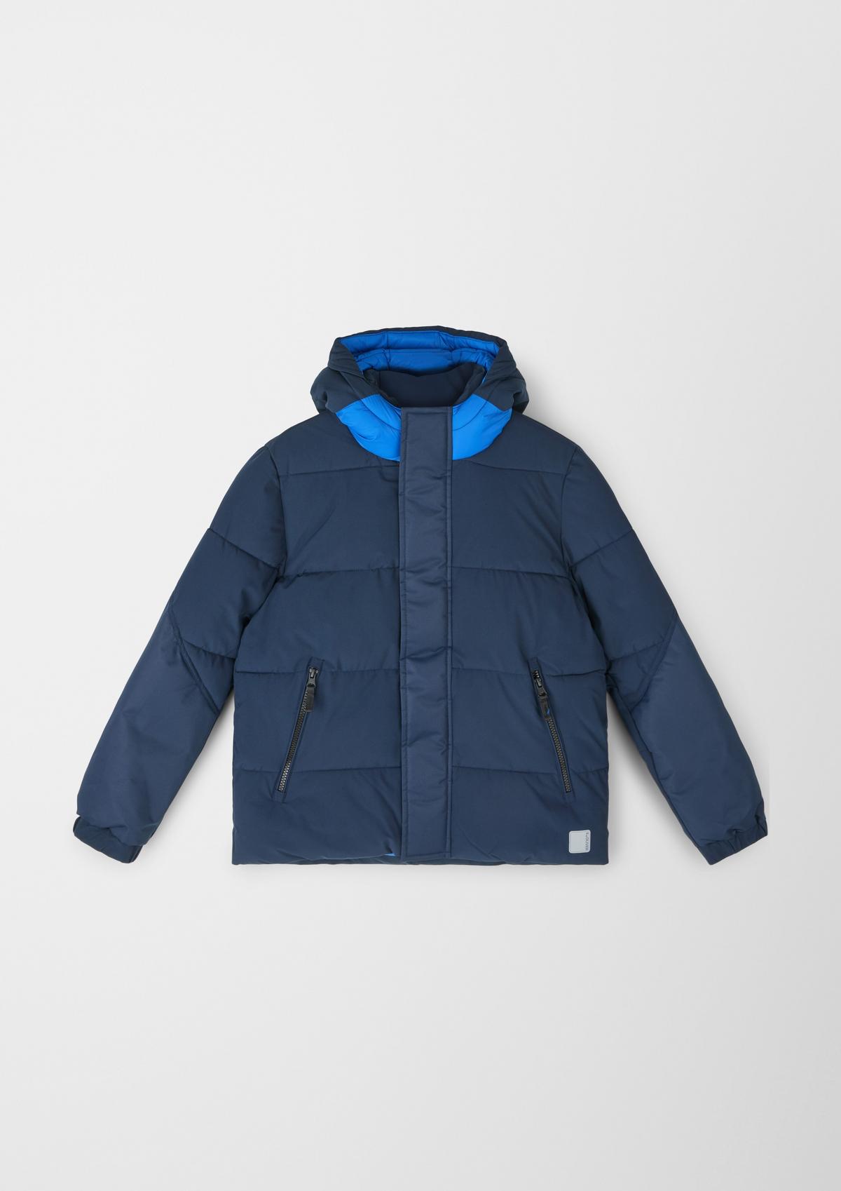Windbreaker with contrasting details - navy