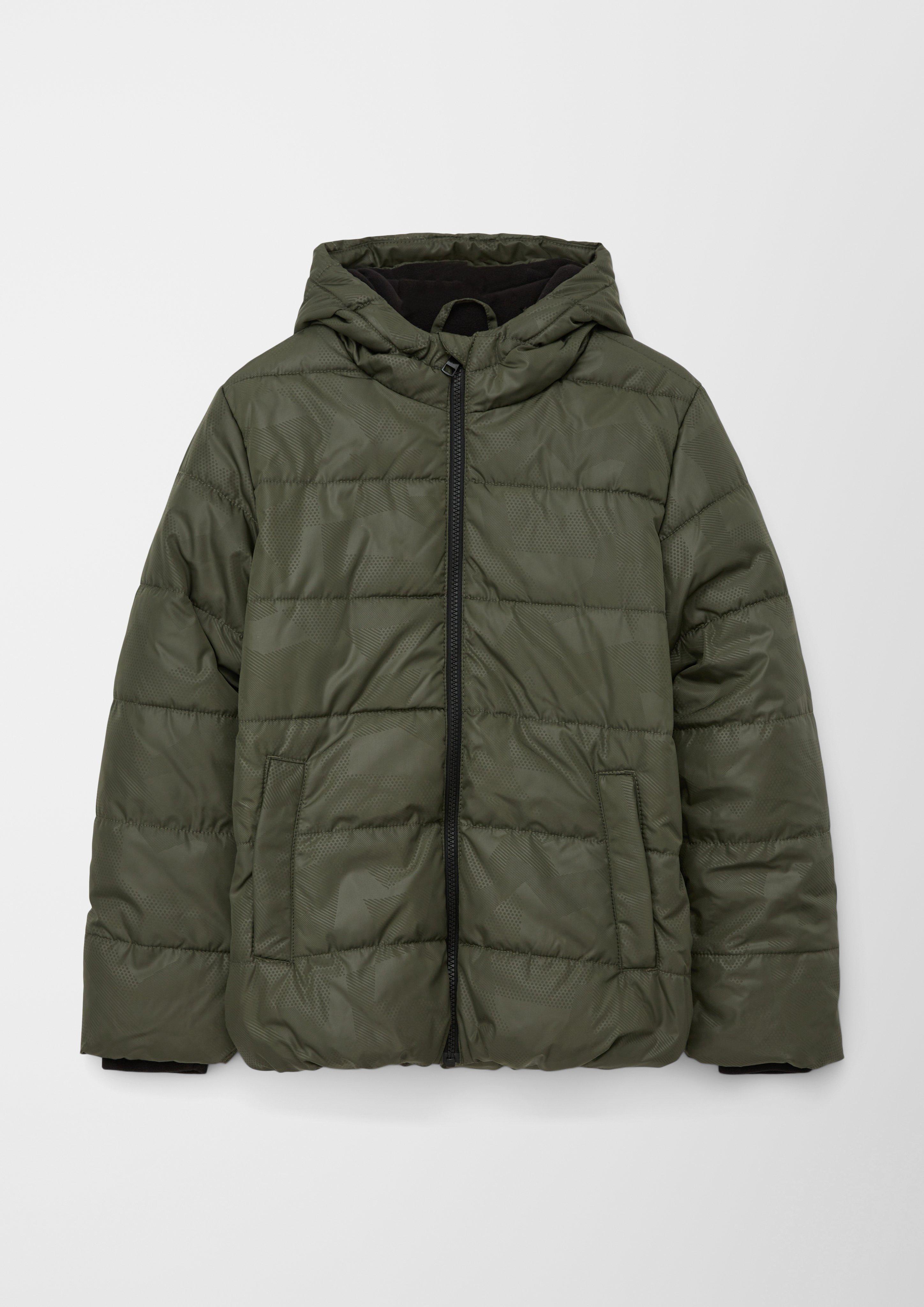 Fleece lined cheap puffer coat