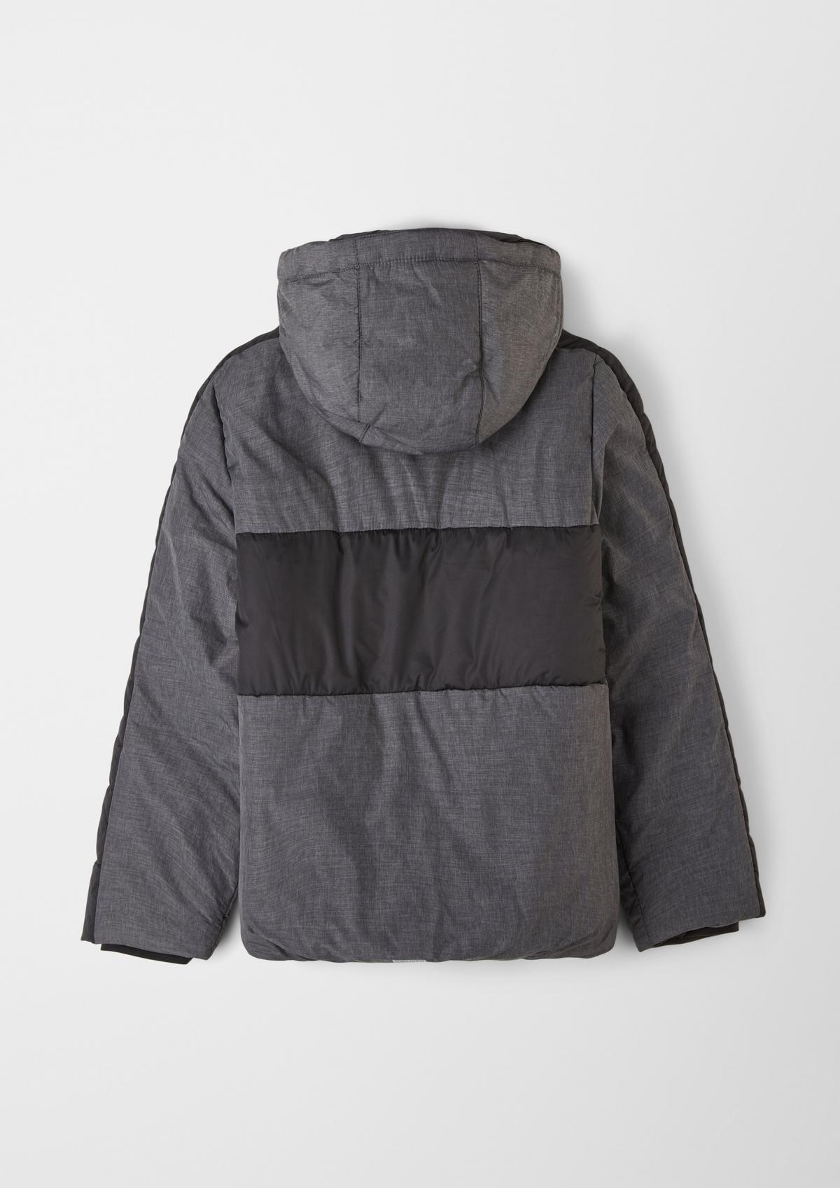 s.Oliver Quilted jacket with a lined hood