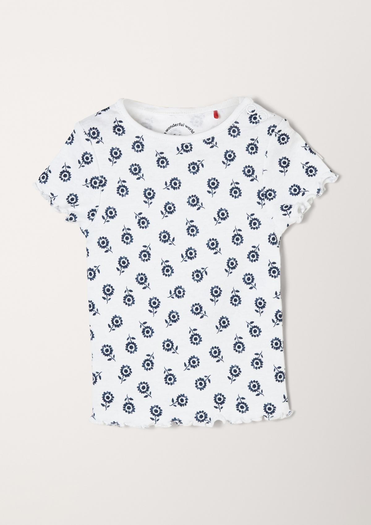 s.Oliver T-shirt in pure cotton