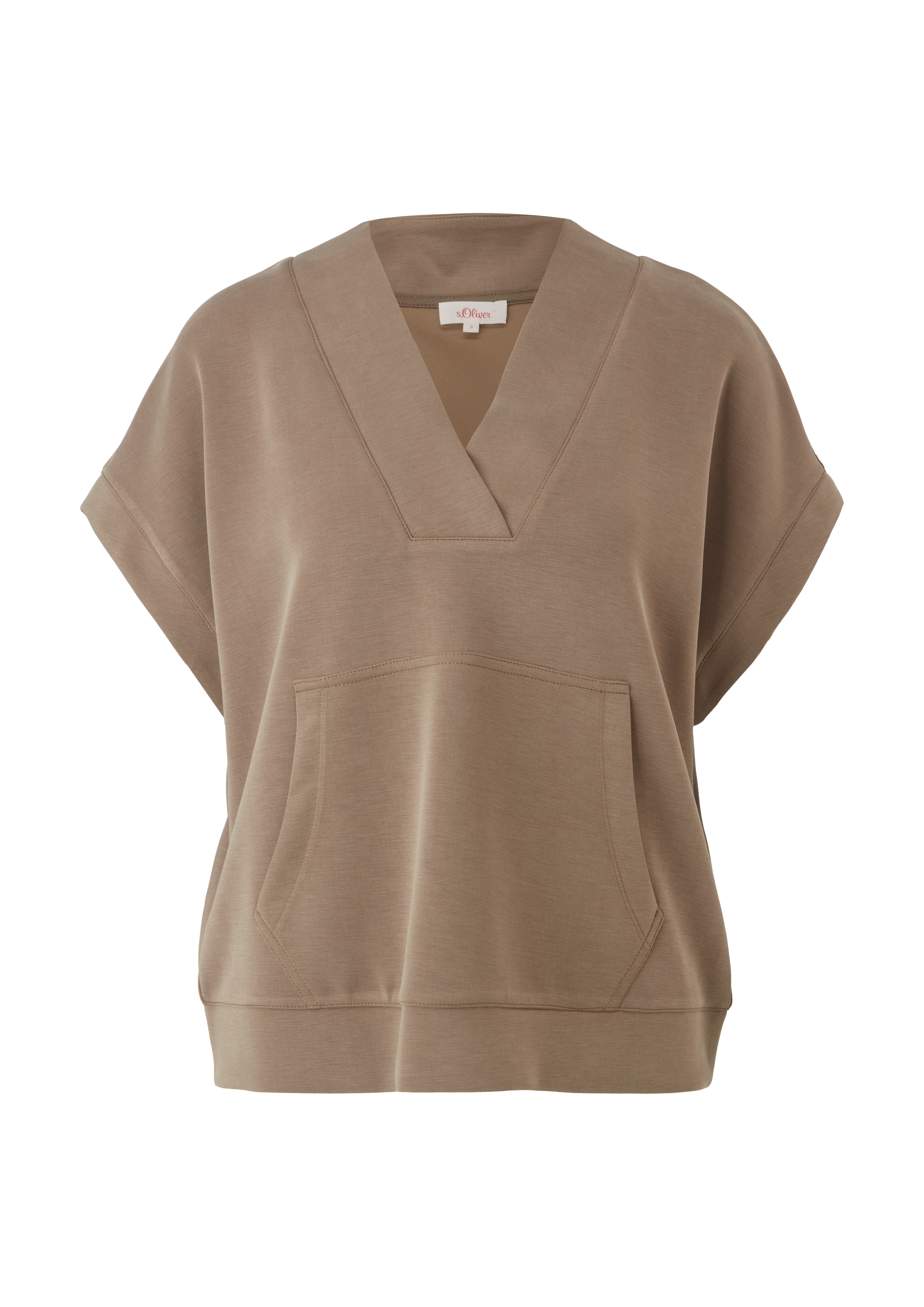 Scuba Shirt Mit V Neck Olivgr n S Oliver