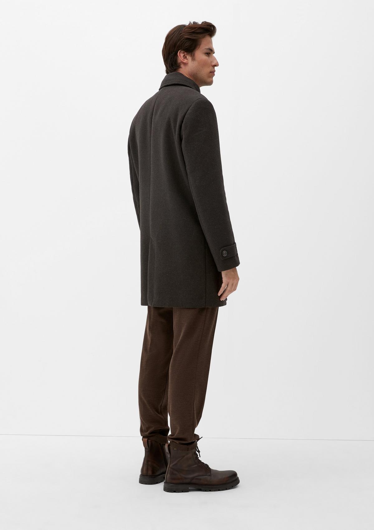 s.Oliver Coat with a shirt collar