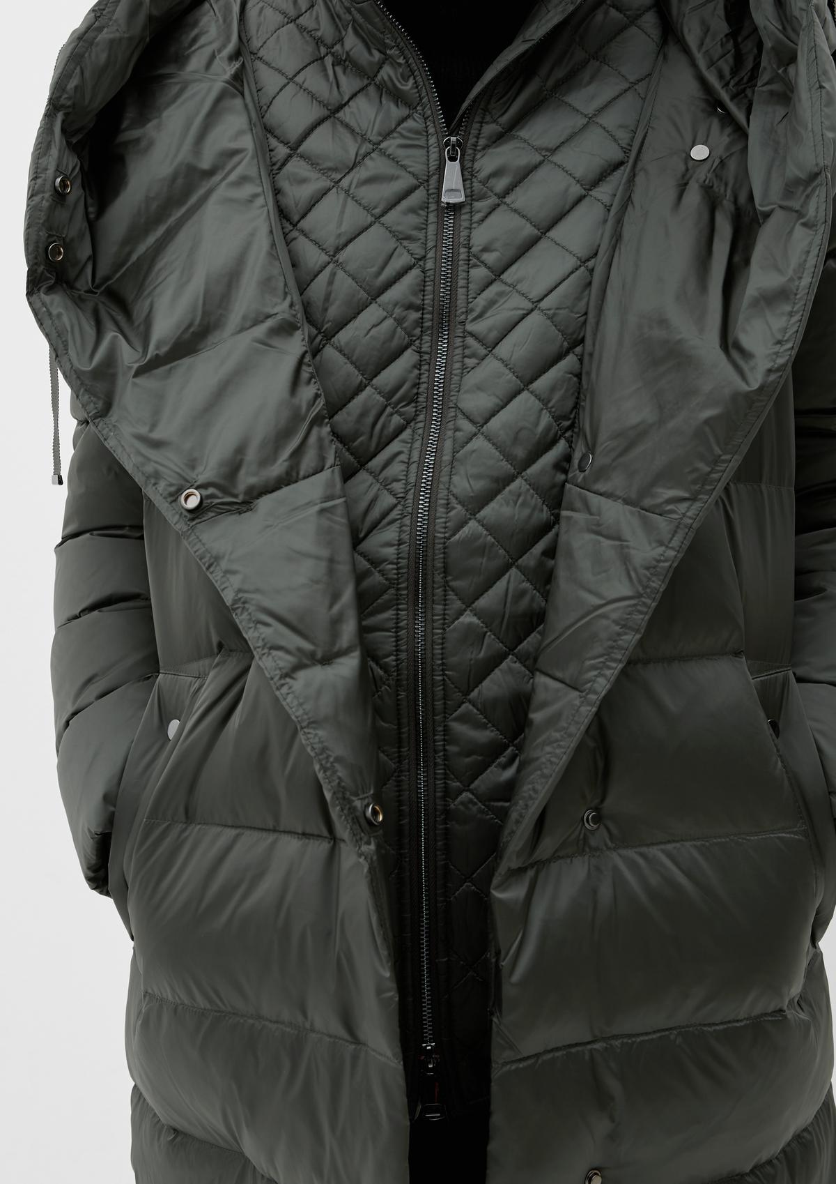 Quilted coat a fixed olive - inlet with