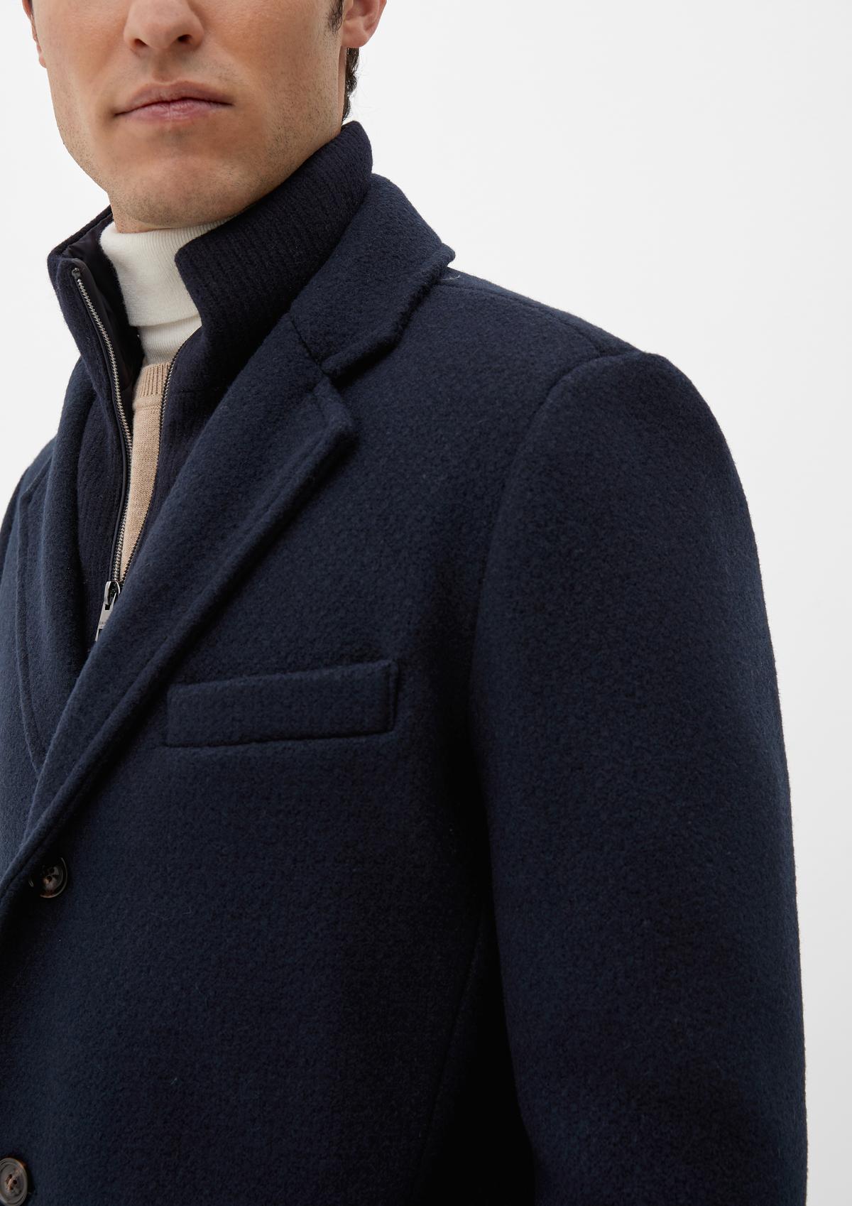 s.Oliver Wool blend coat with integrated inlet