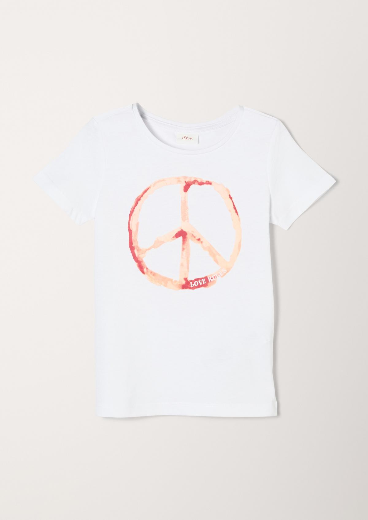 s.Oliver T-Shirt mit Gummi-Print