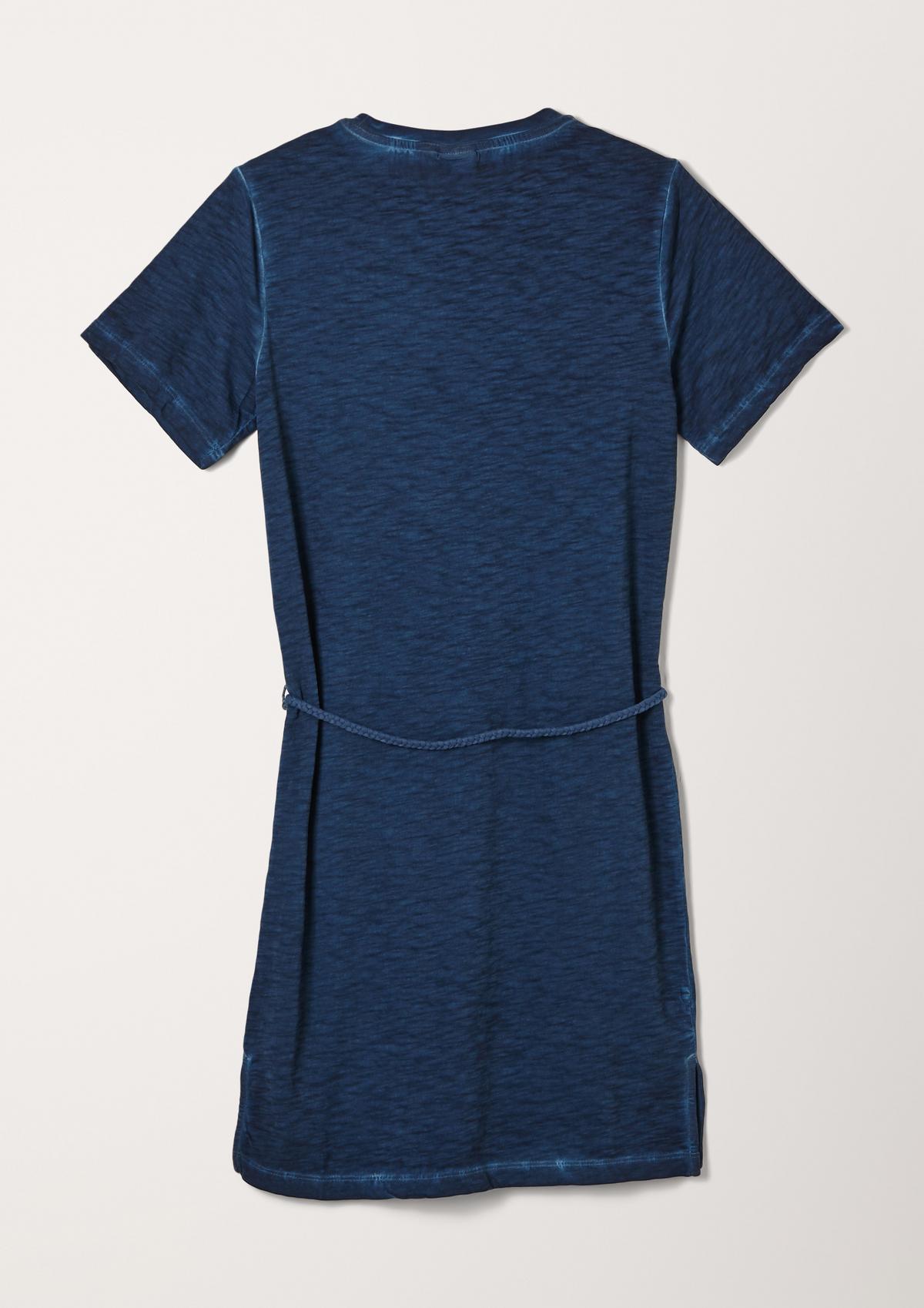 s.Oliver Jersey dress with a braided belt