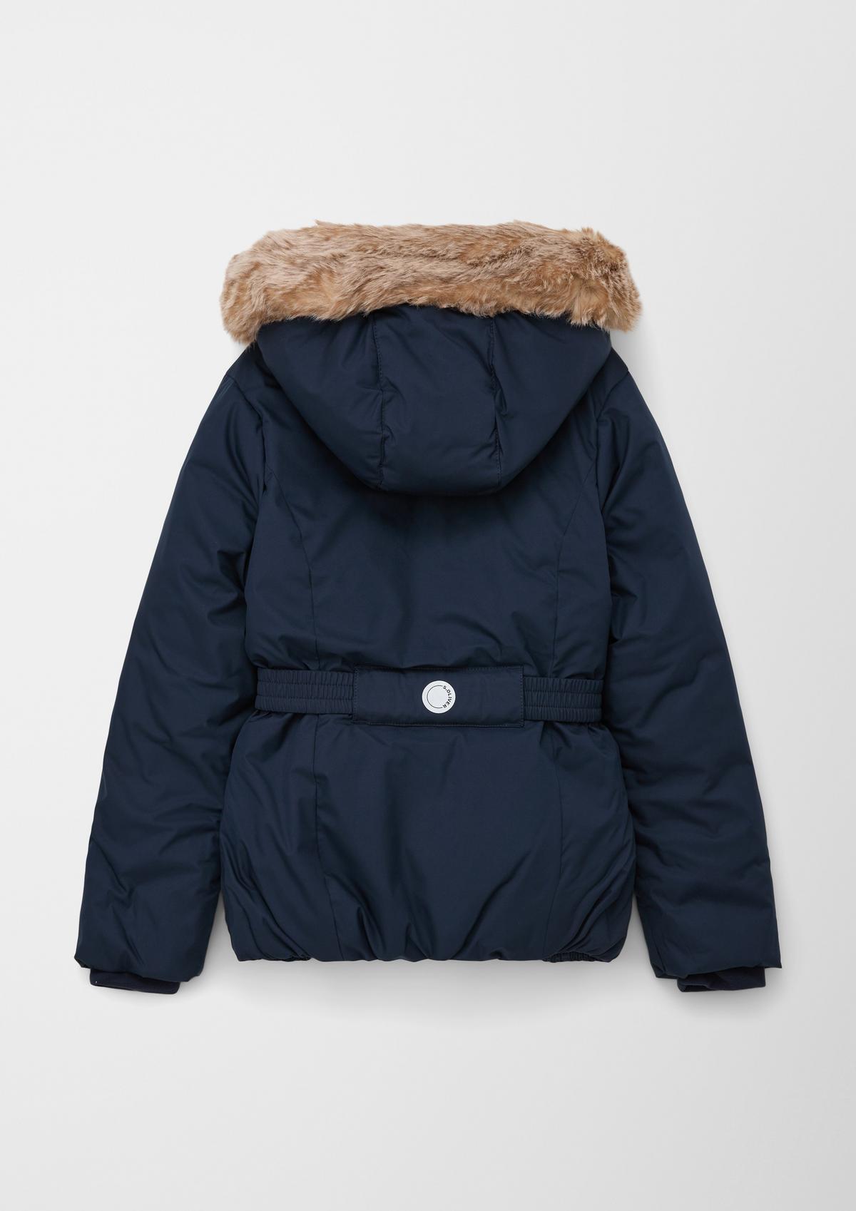 s.Oliver Jacket with a detachable hood and faux fur trim