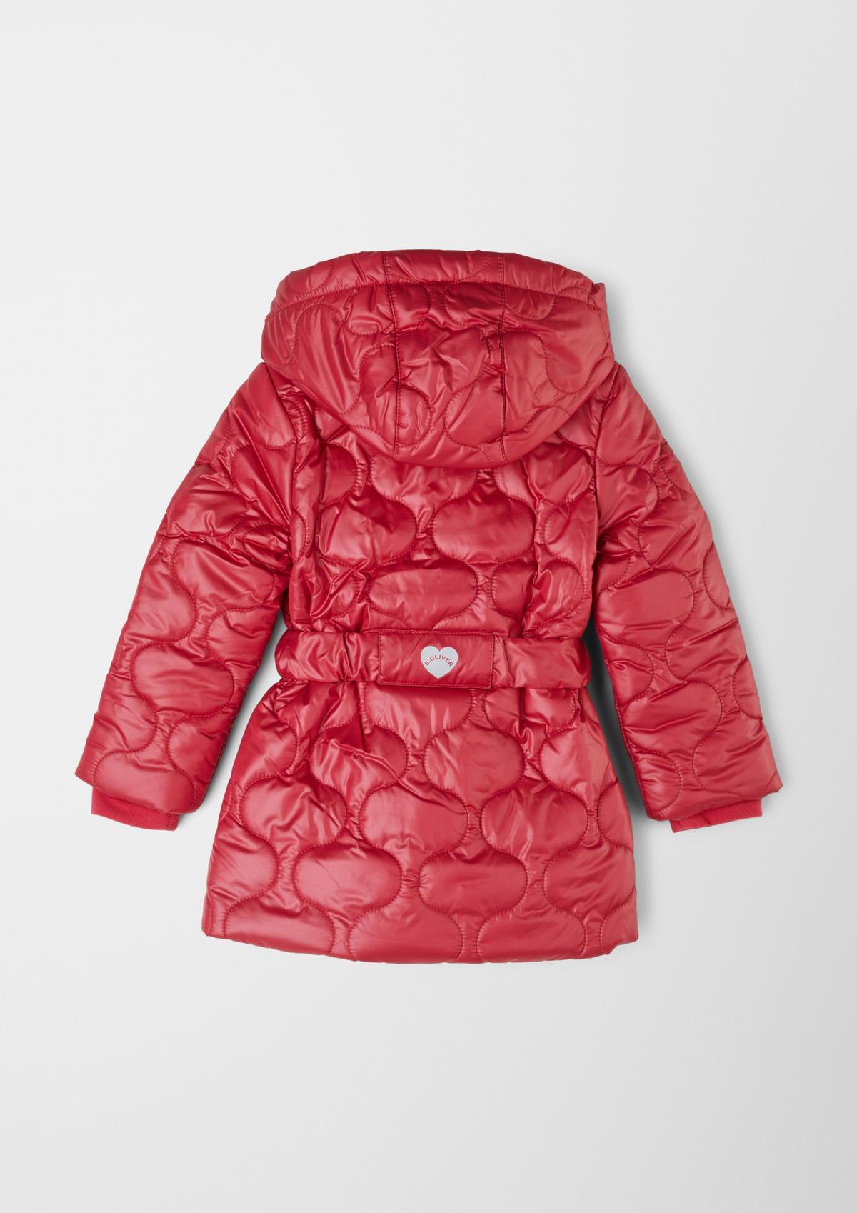 s.Oliver Quilted coat with belt
