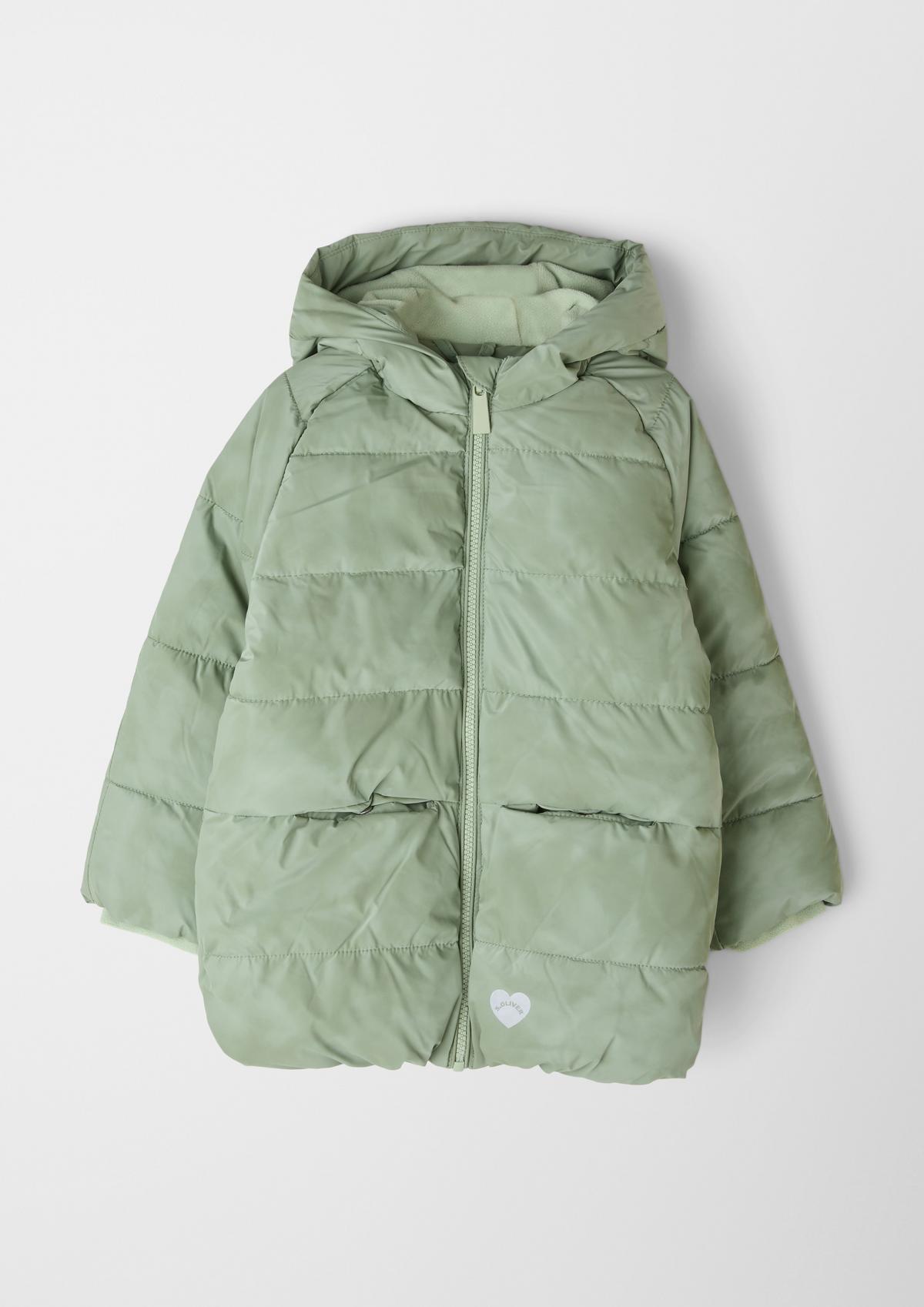 Bomber jacket with raglan sleeves - green | s.Oliver
