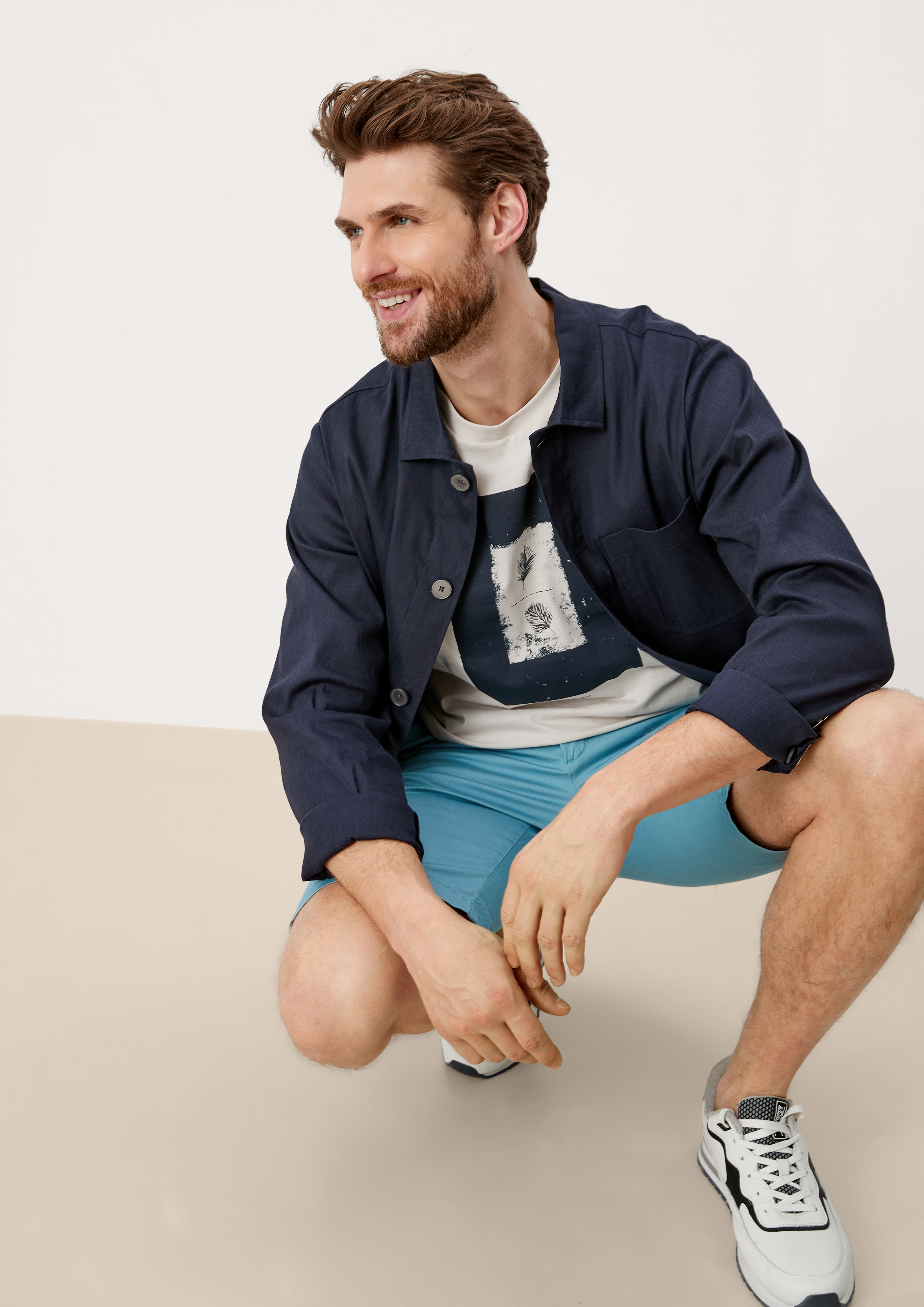 s.Oliver Overshirt aus Leinenmix