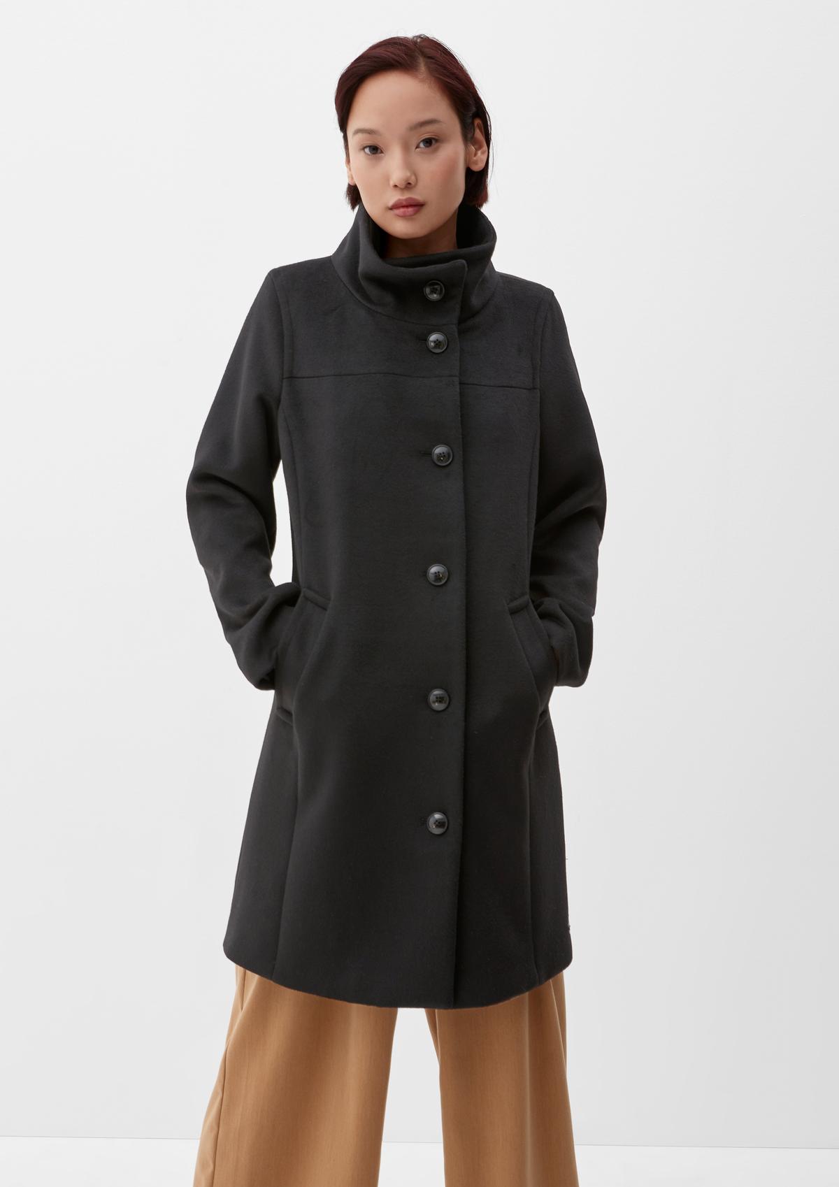 ESPRIT - Herringbone Wool-Blend Coat at our online shop