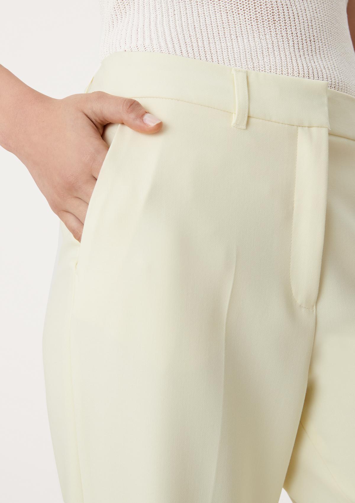 s.Oliver Regular: pantalon à plis de repassage permanents