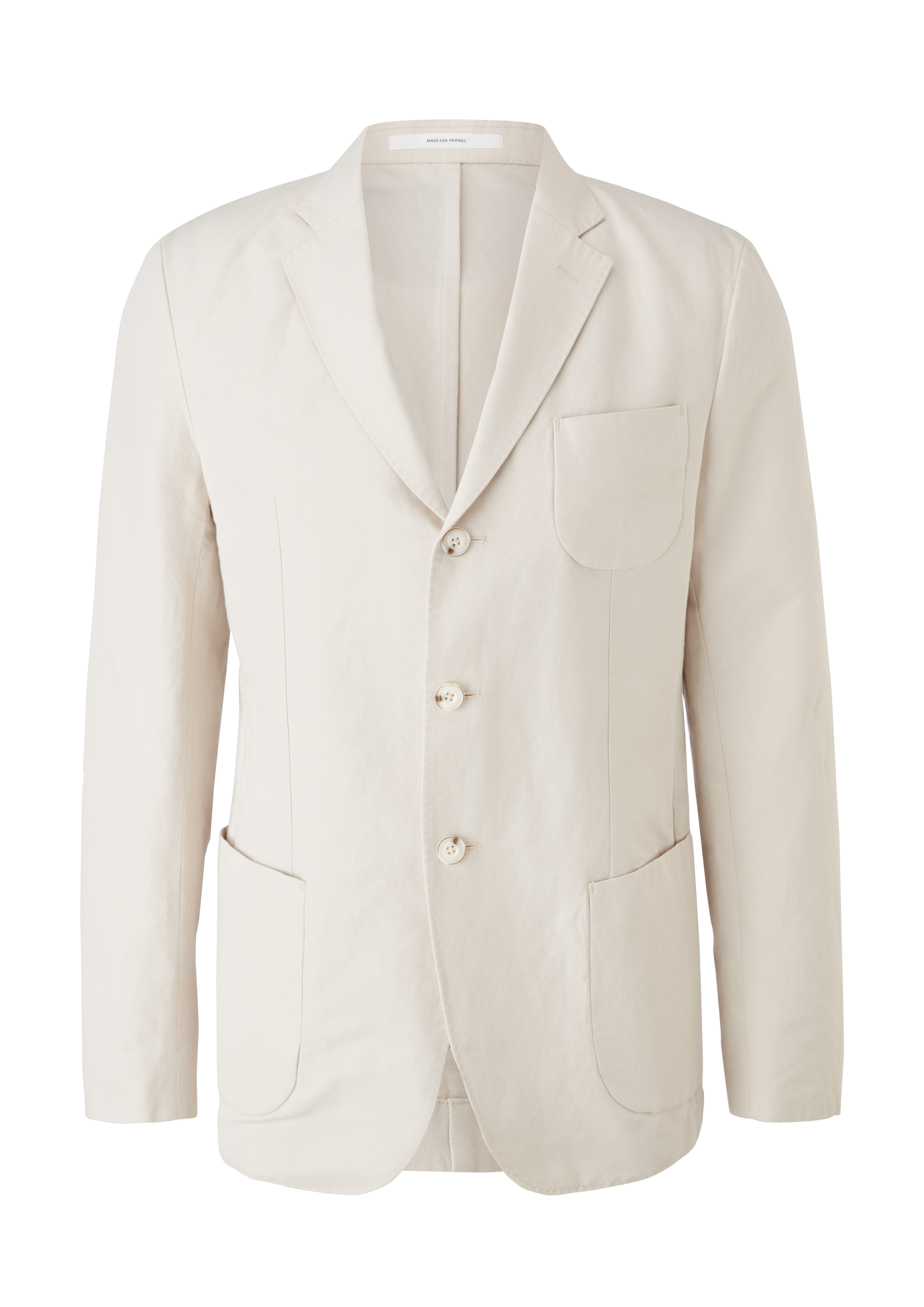 s.Oliver Slim: Sakko aus Leinenmix