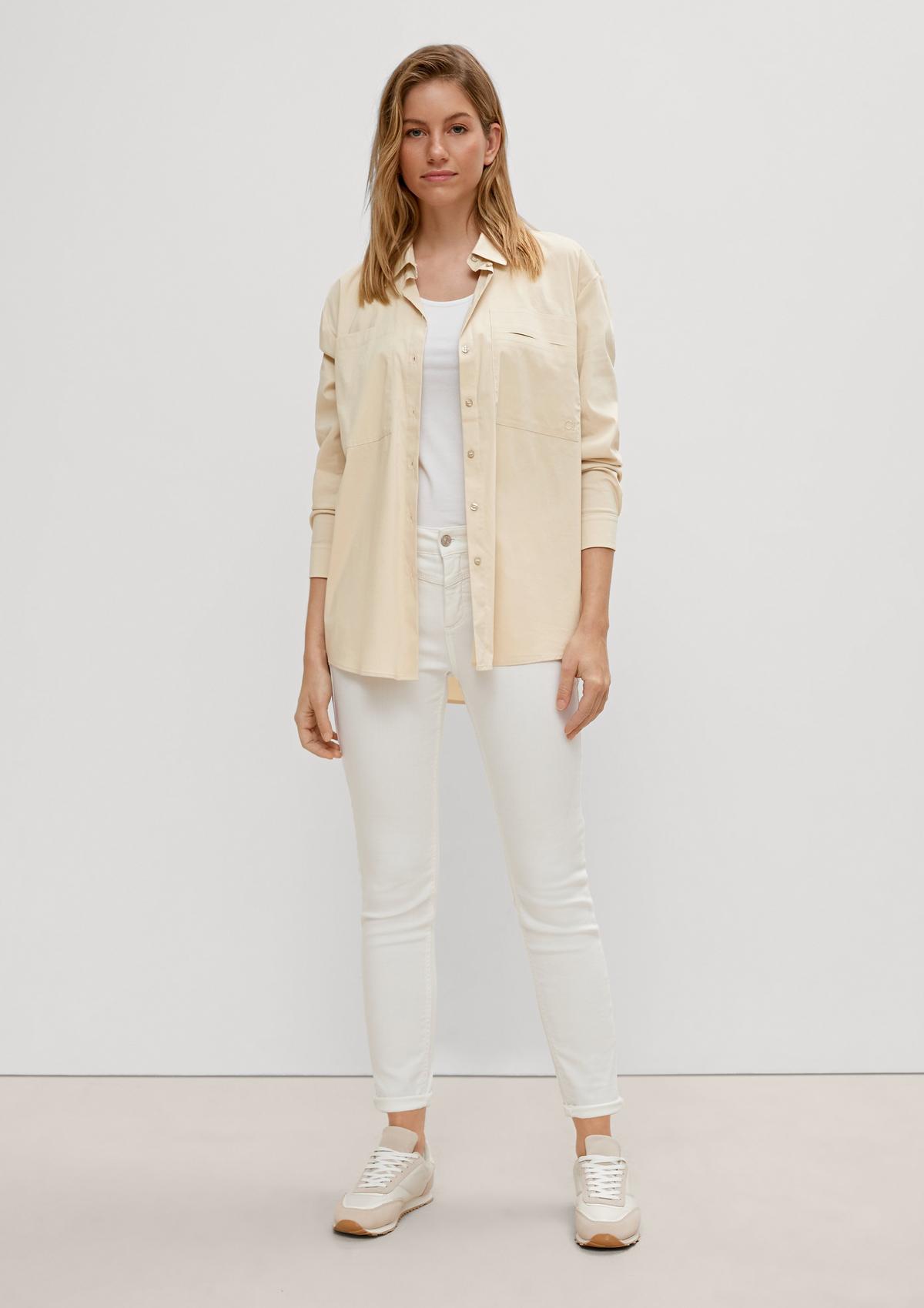 comma Blouse with breast pockets