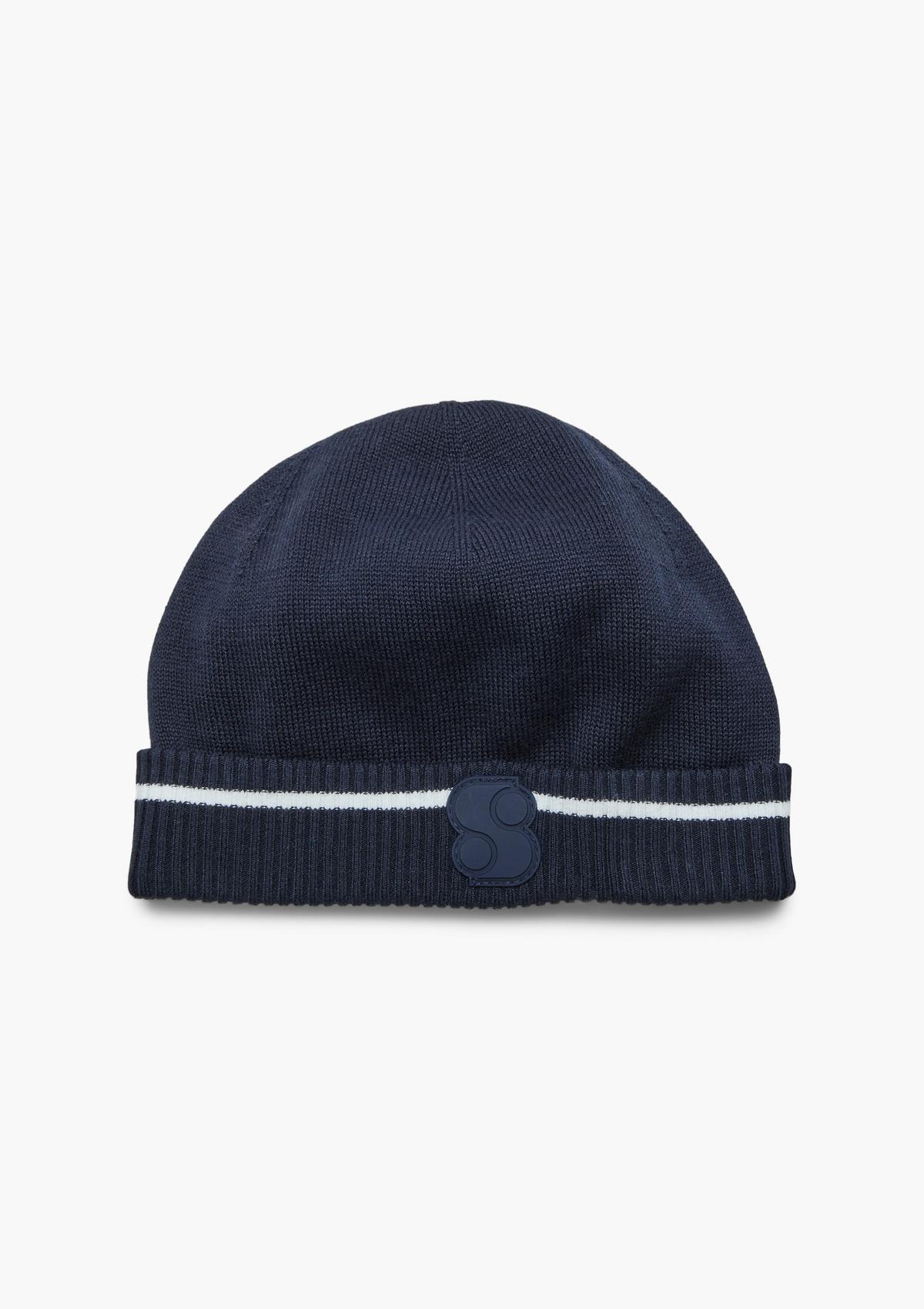 s.Oliver Beanie with striped detail