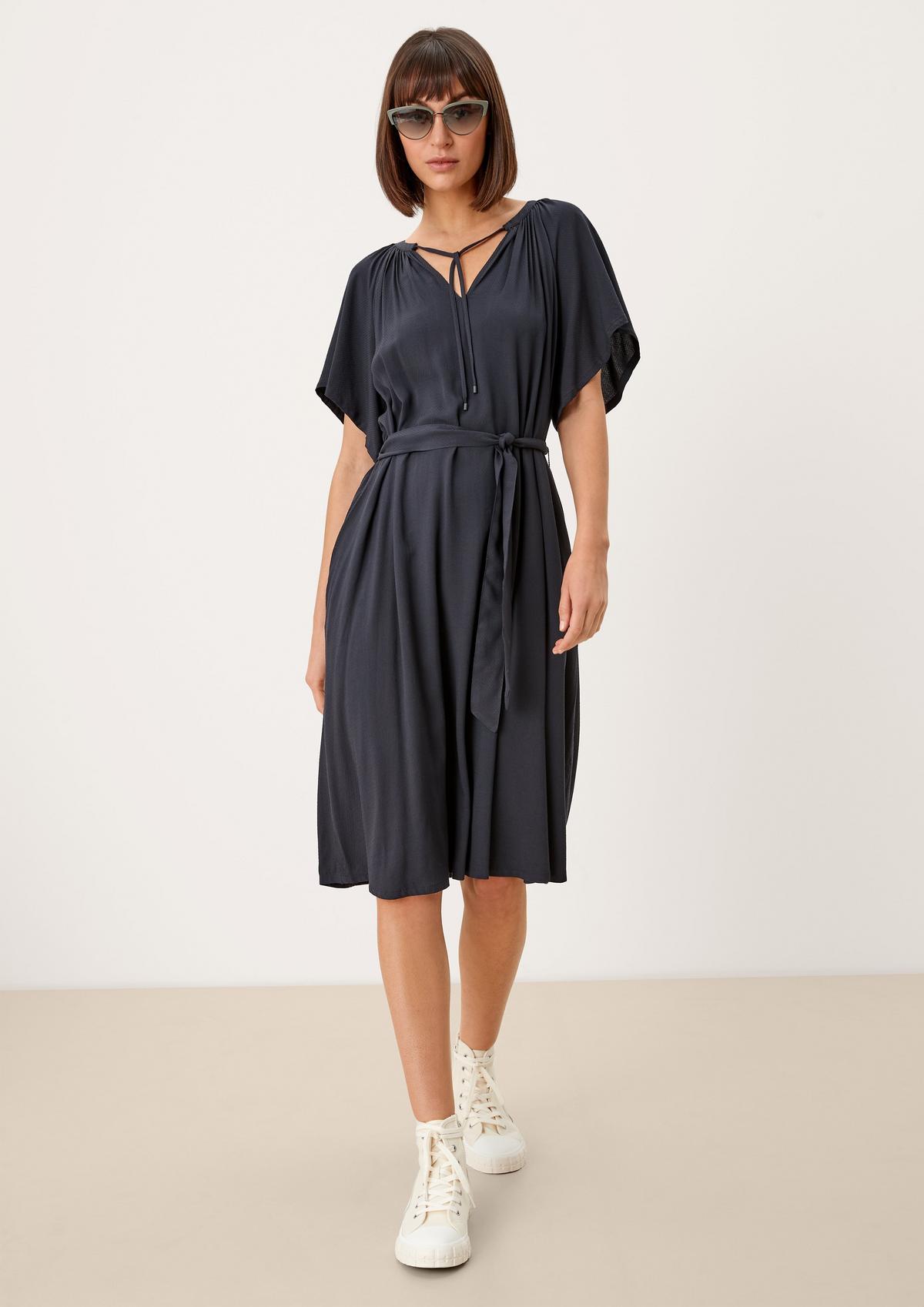 s.Oliver Tunic dress with a dobby texture