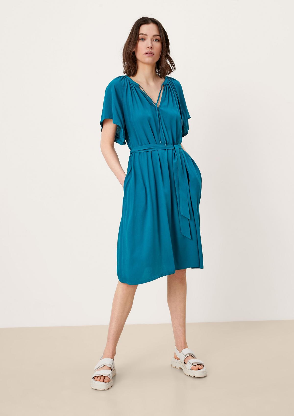 s.Oliver Tunic dress with a dobby texture
