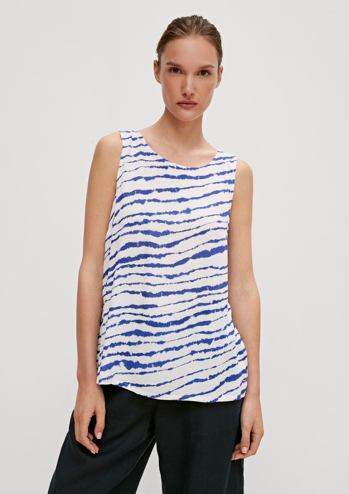 comma Viscose top with an all-over print