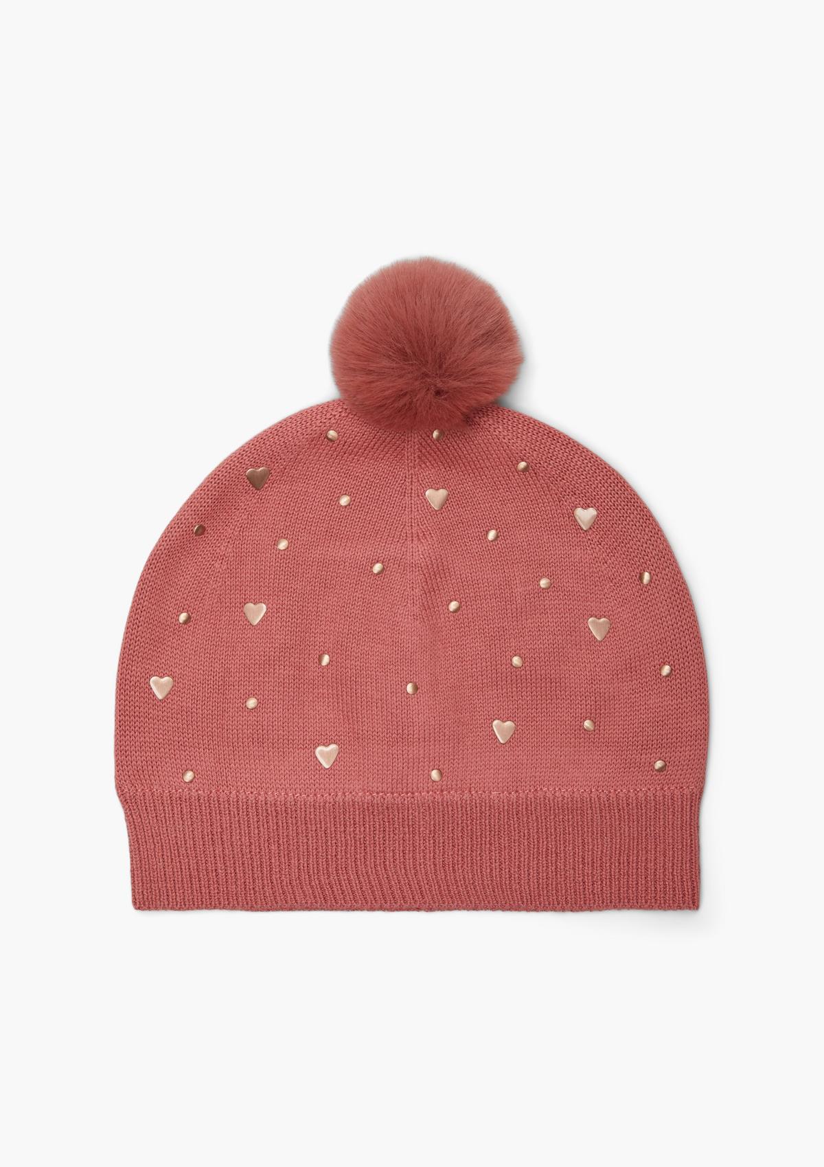 s.Oliver Knit hat with a pompom