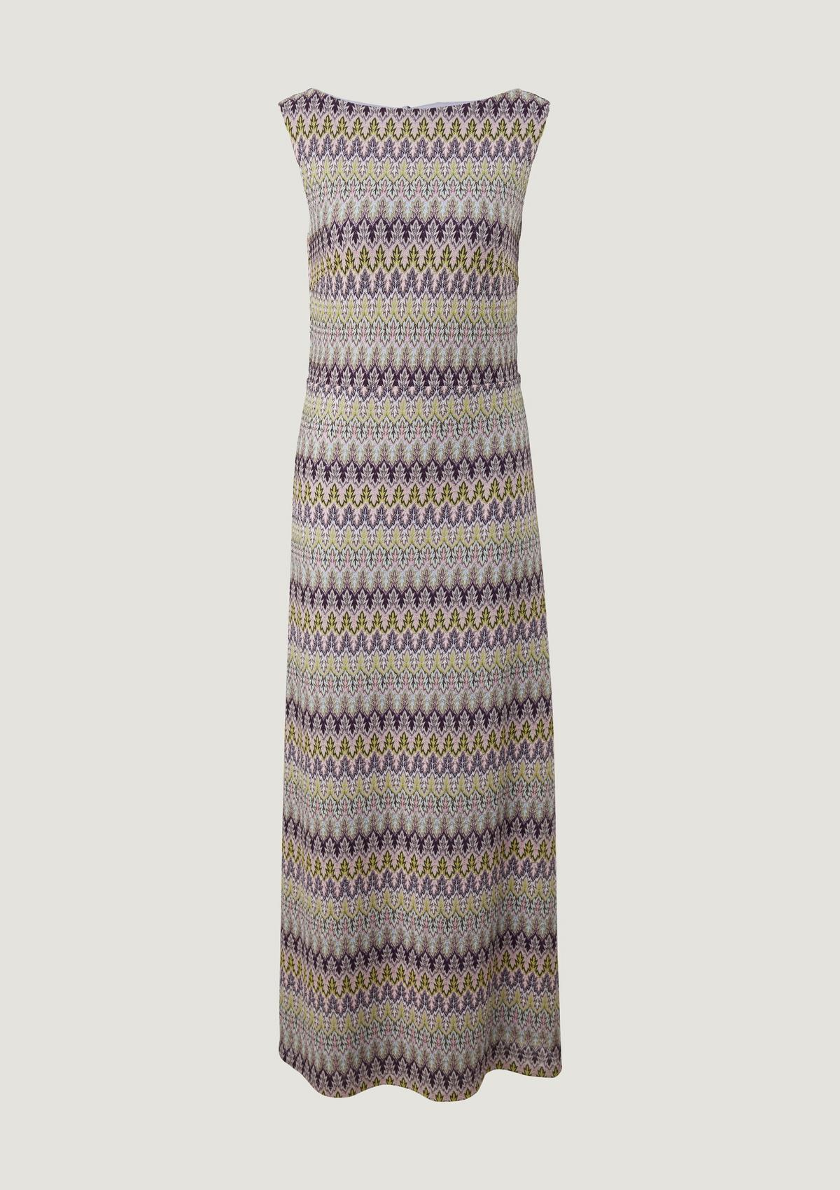 comma Maxi dress with an artisanal pattern