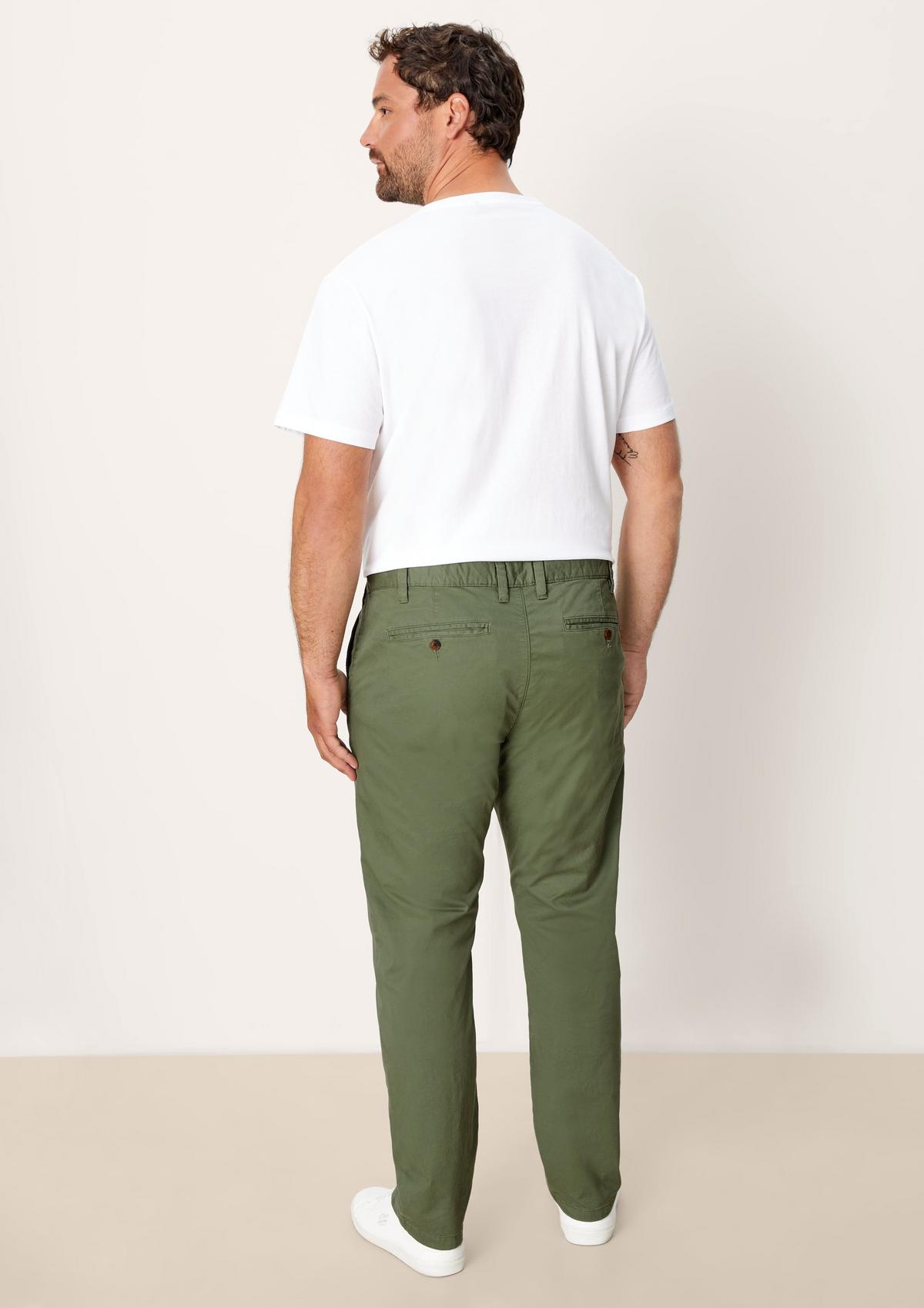 s.Oliver Relaxed: Cotton twill chinos