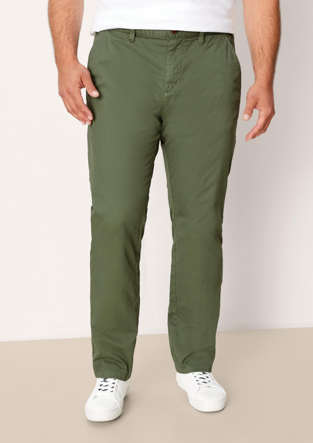 s.Oliver Relaxed: Cotton twill chinos