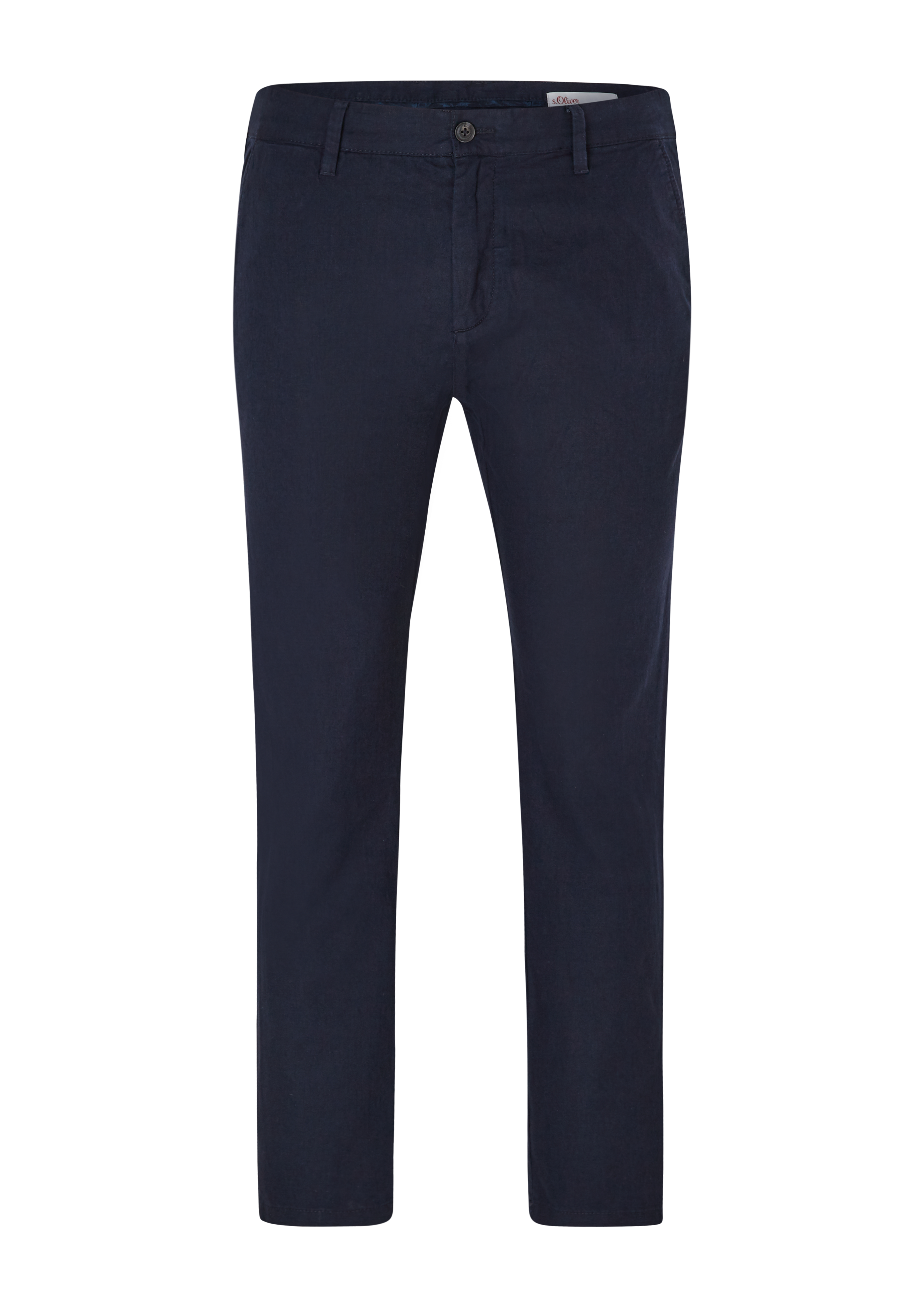 s.Oliver - Chino aus Leinen-Cotton-Blend, Herren, blau