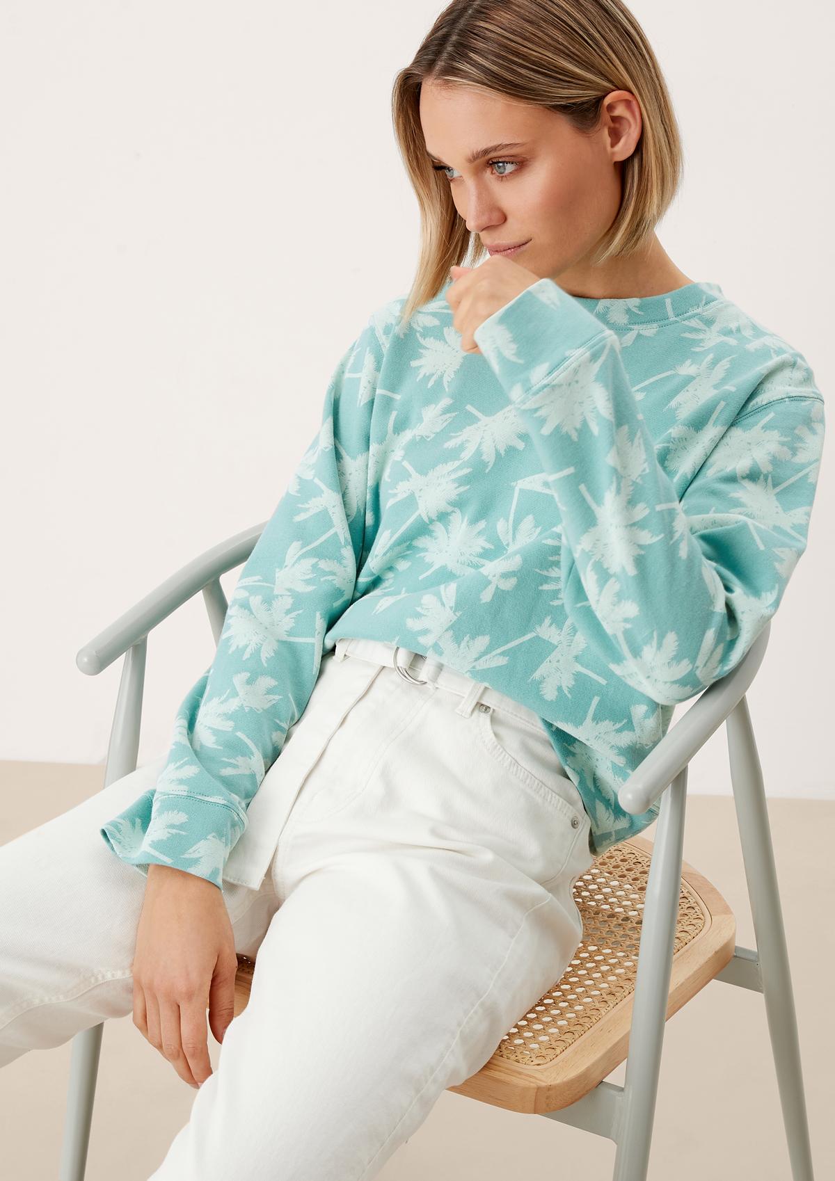 s.Oliver Sweatshirt with a stylish all-over print