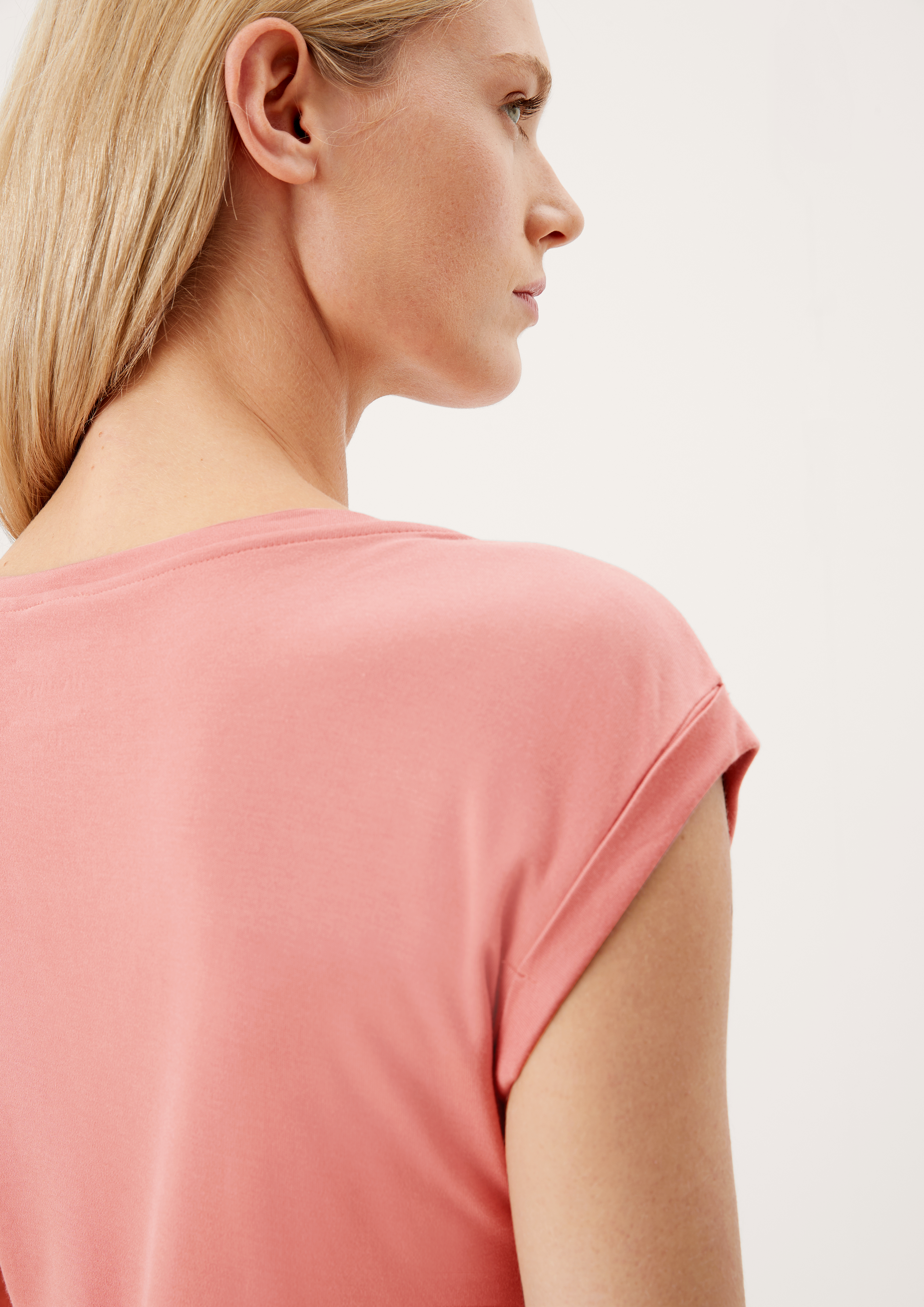 Jerseyshirt aus Viskose - weiß | s.Oliver 