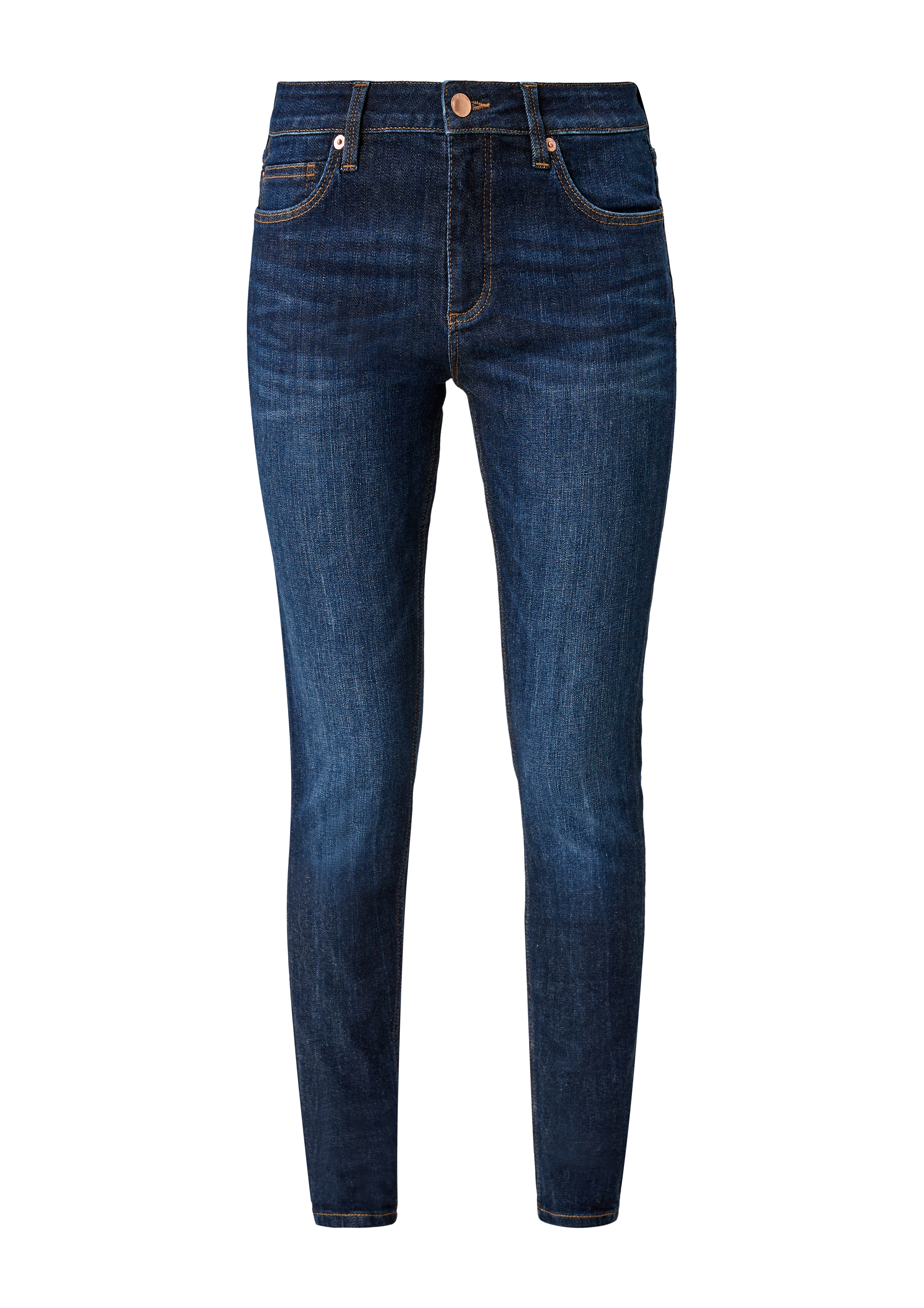 QS - Skinny: Skinny-leg Jeans, Damen, blau