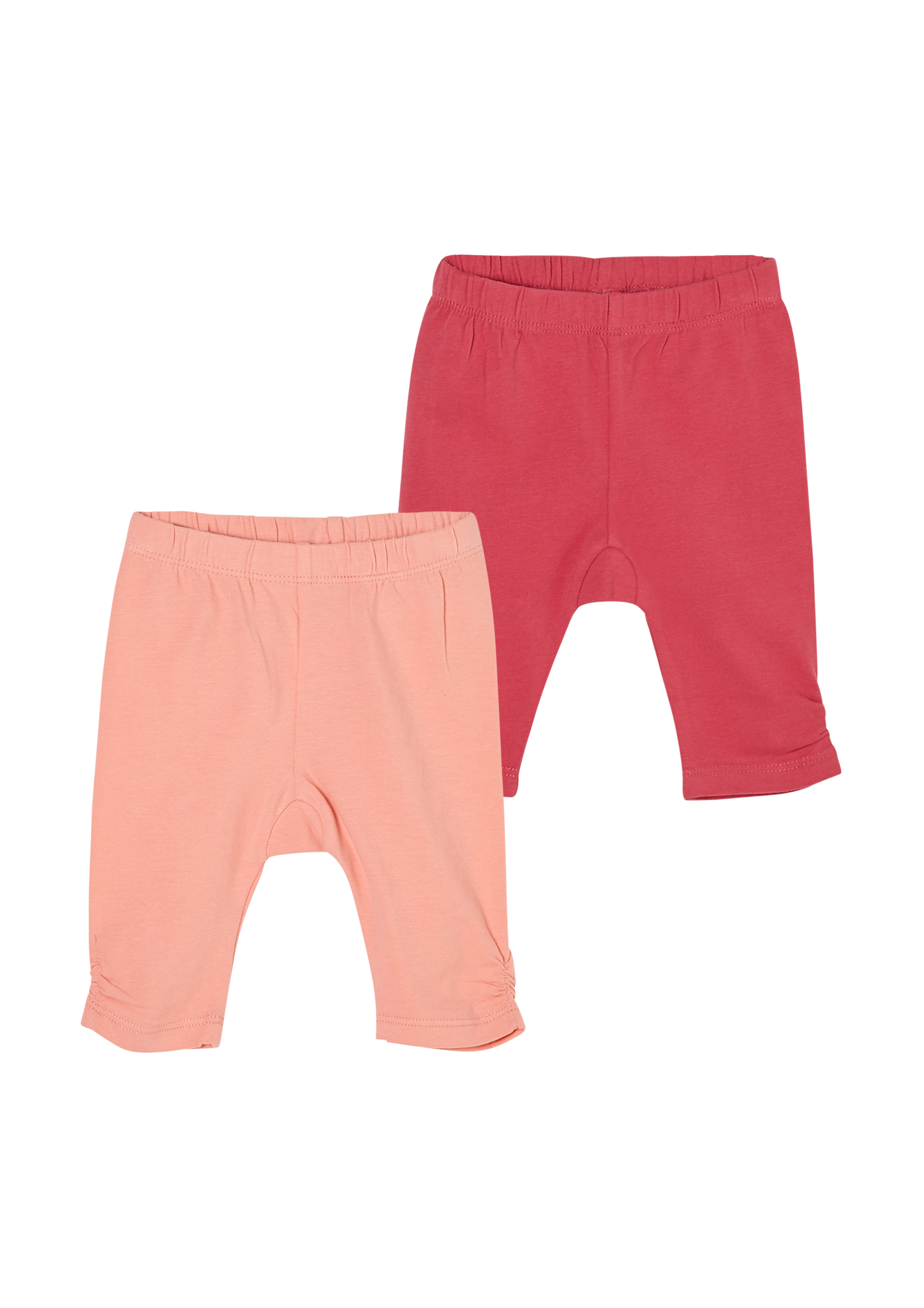 s.Oliver - 2er-Pack Capri-Leggings, Babys, orange|pink|rot