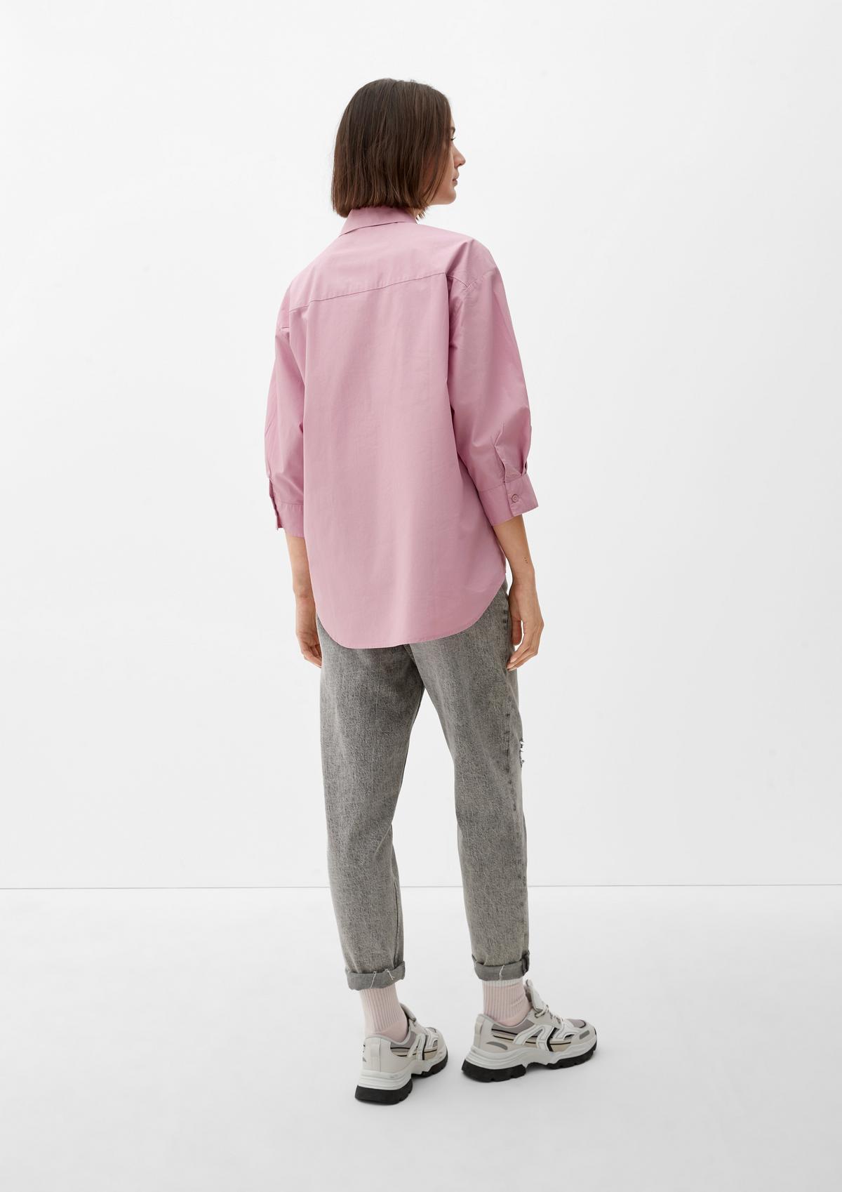 s.Oliver Blouse in a loose fit with 3/4-length sleeves