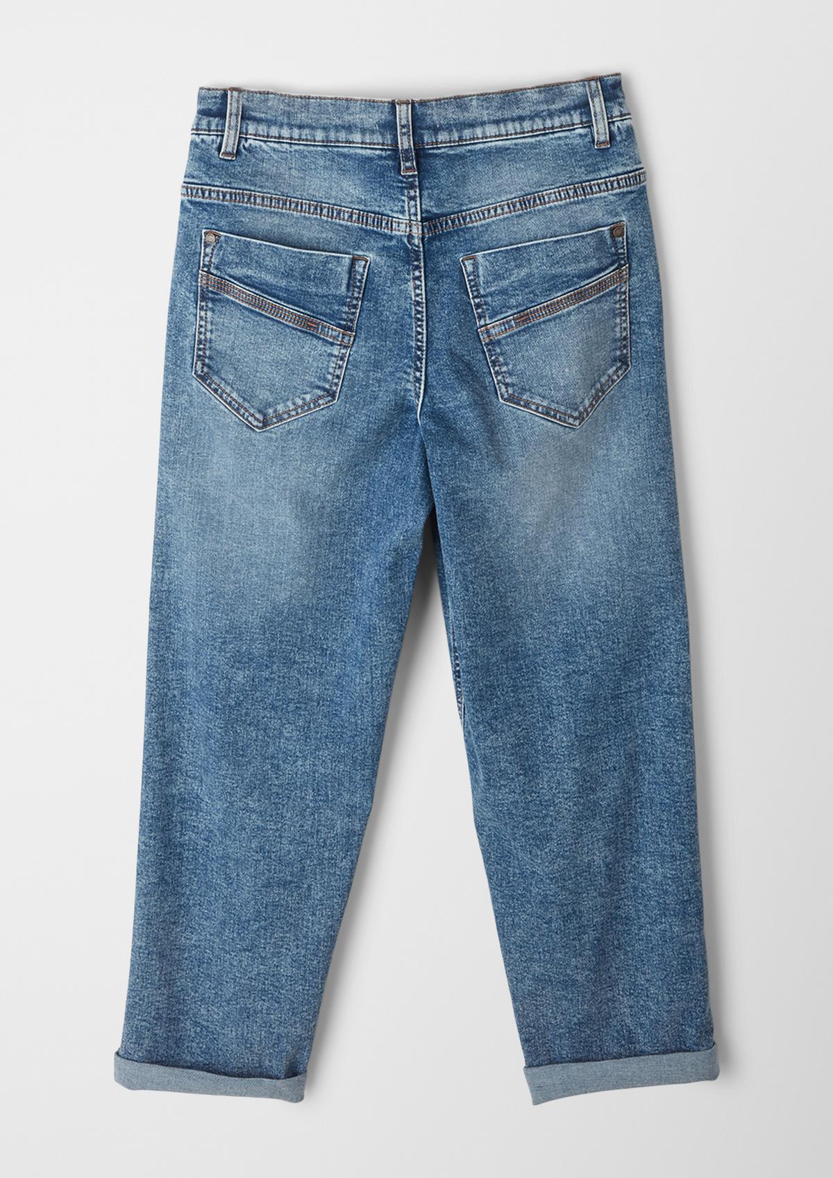 s.Oliver Dad fit: relaxed jeans met garment wash