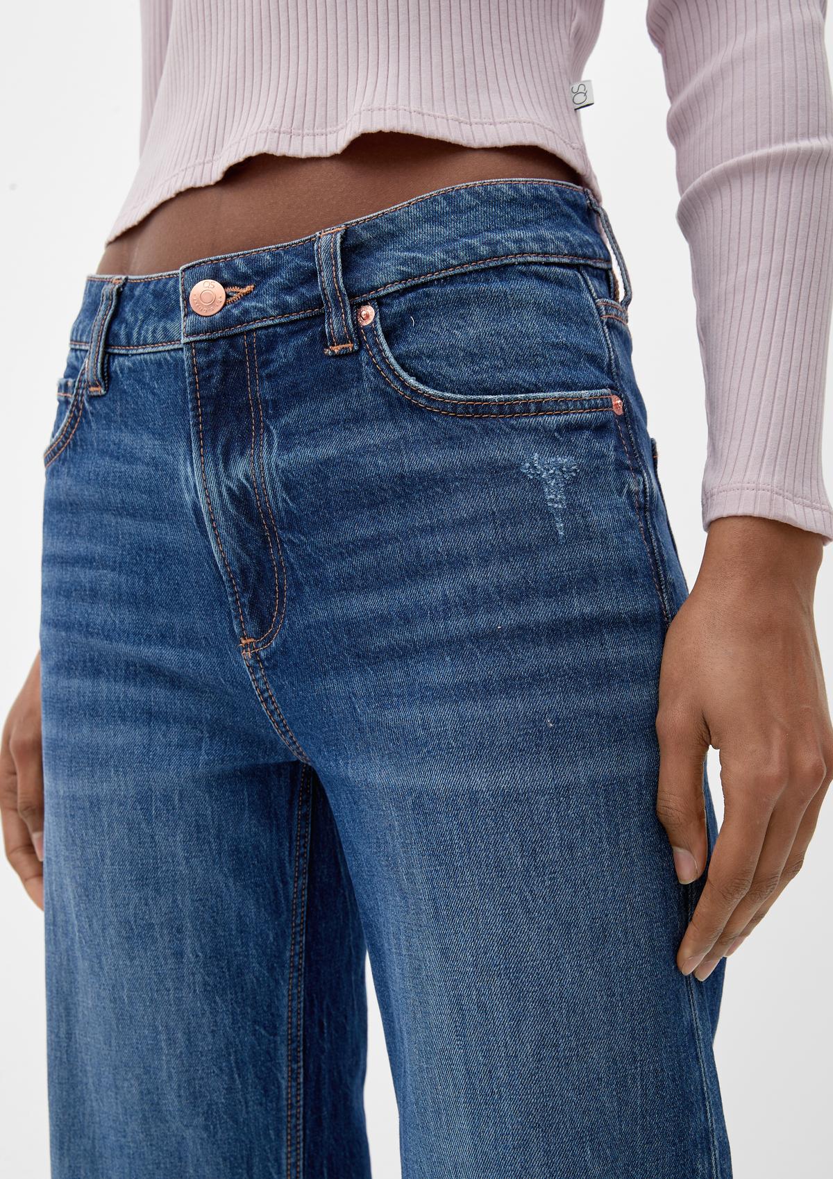 Jeans Catie / Slim / Leg Rise / Fit blau Wide - High
