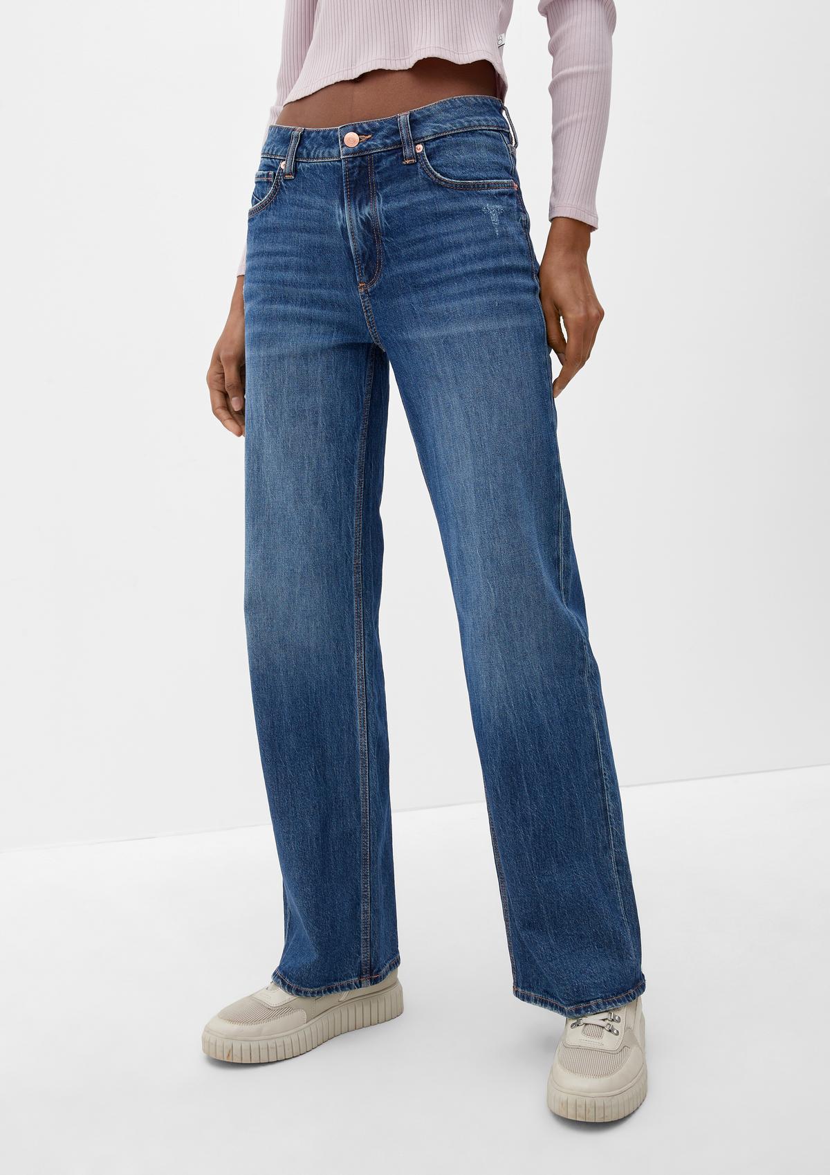 Jeans Catie / Slim - High / / blau Fit Leg Rise Wide