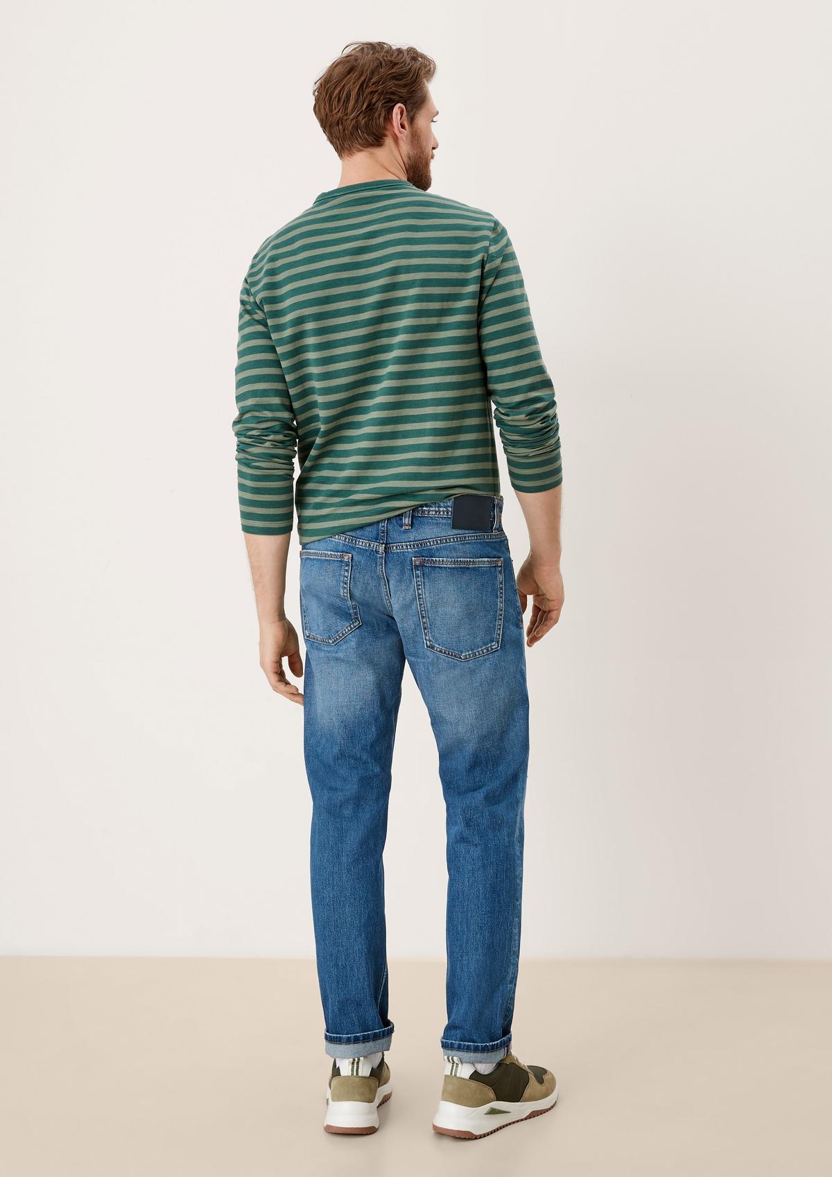 s.Oliver Regular: jeans met garment wash