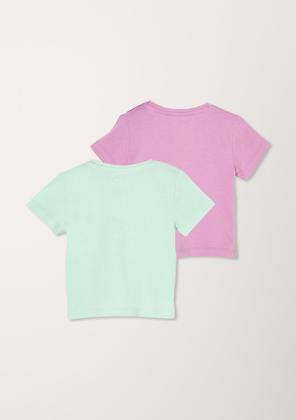 s.Oliver Cotton T-shirt in a double pack
