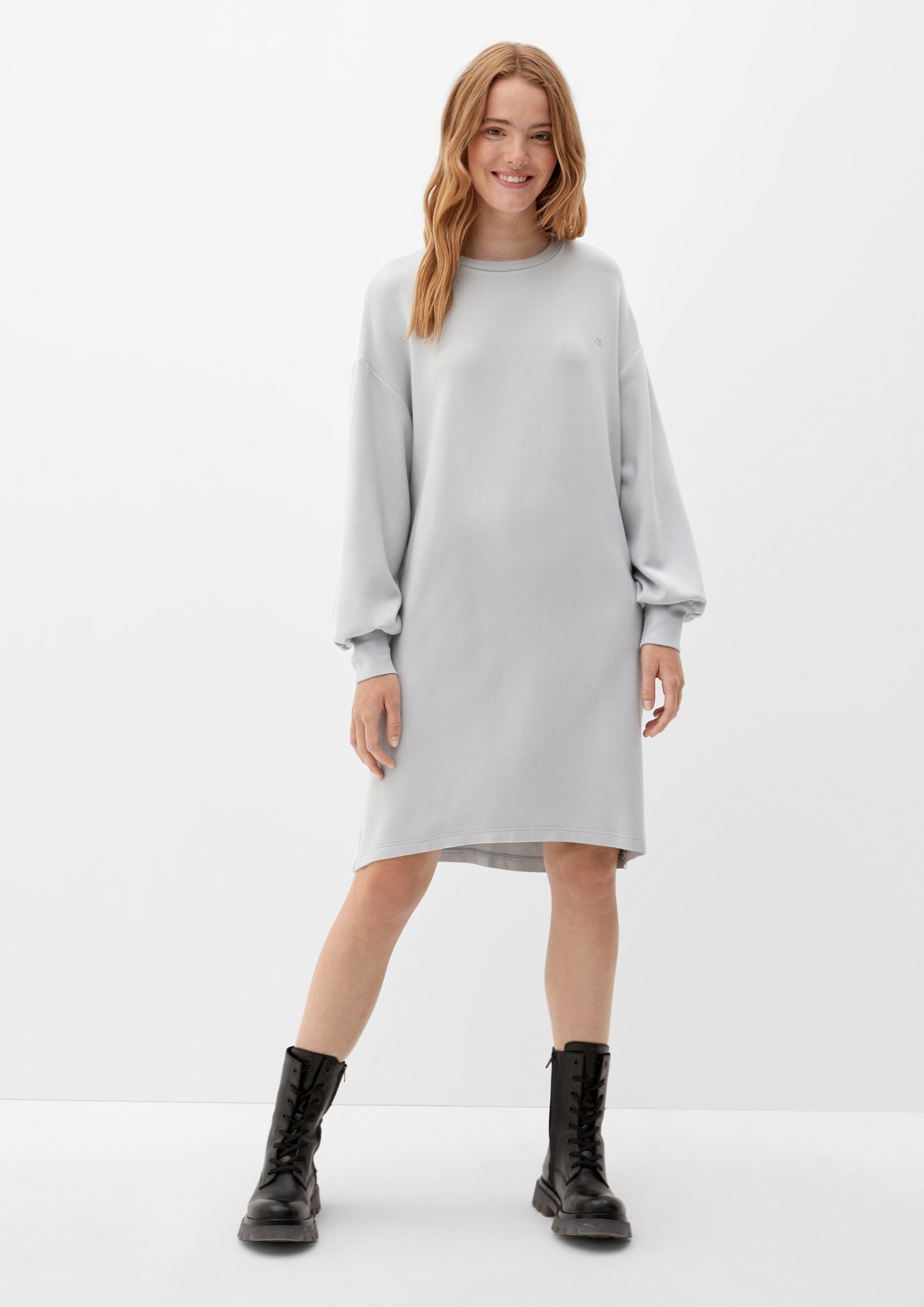 Long grey hot sale sweatshirt dress