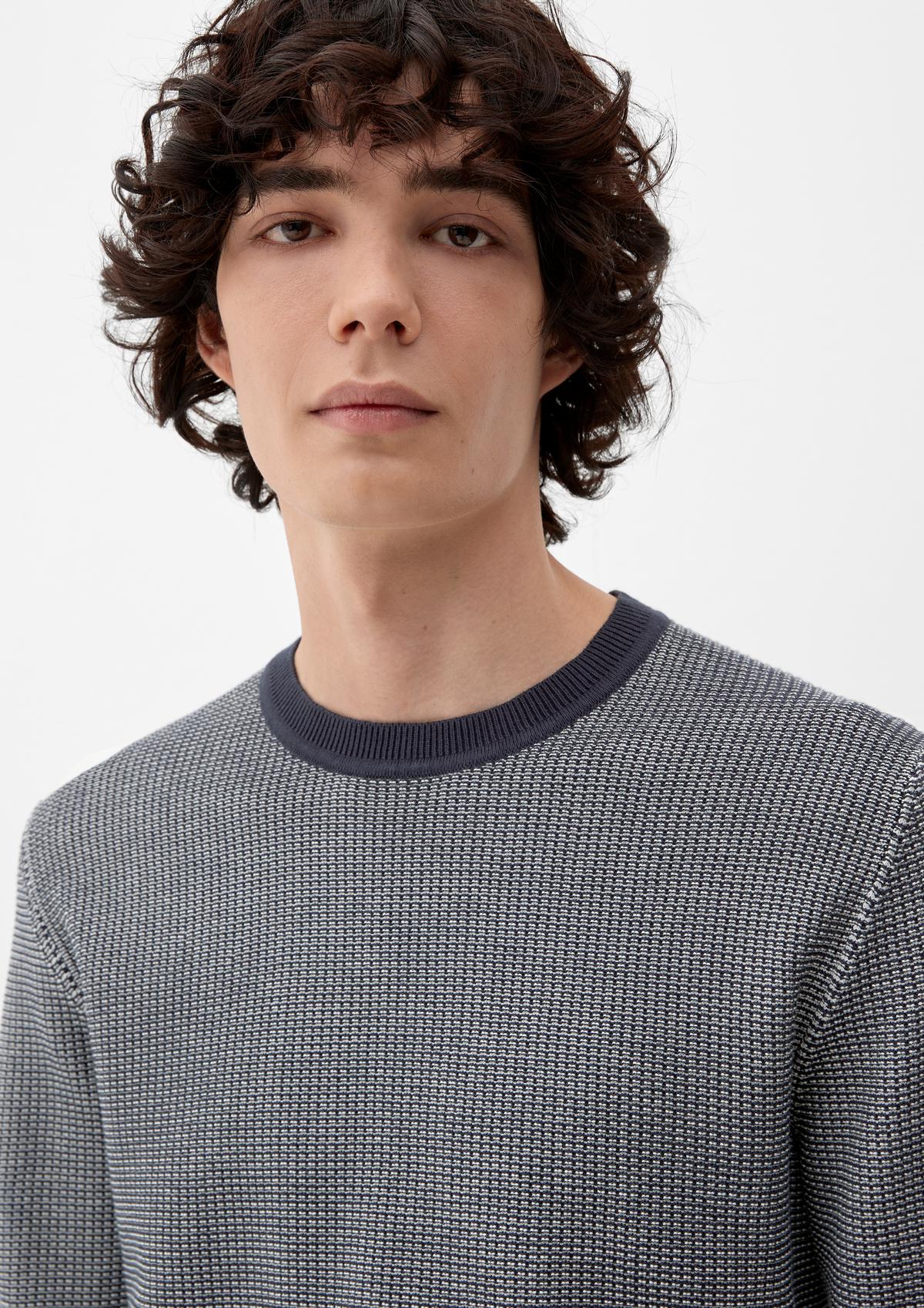 s.Oliver Jumper with a two-tone pattern