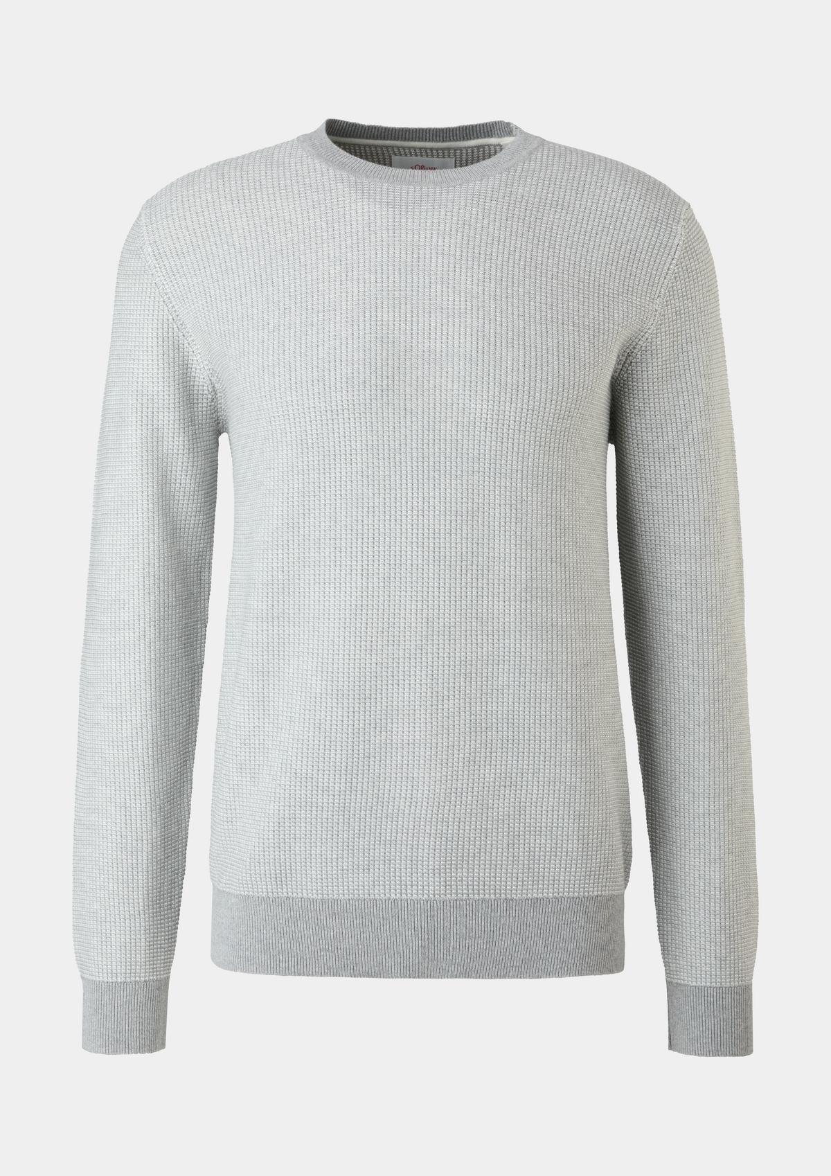 s.Oliver Pullover mit Two-Tone-Muster